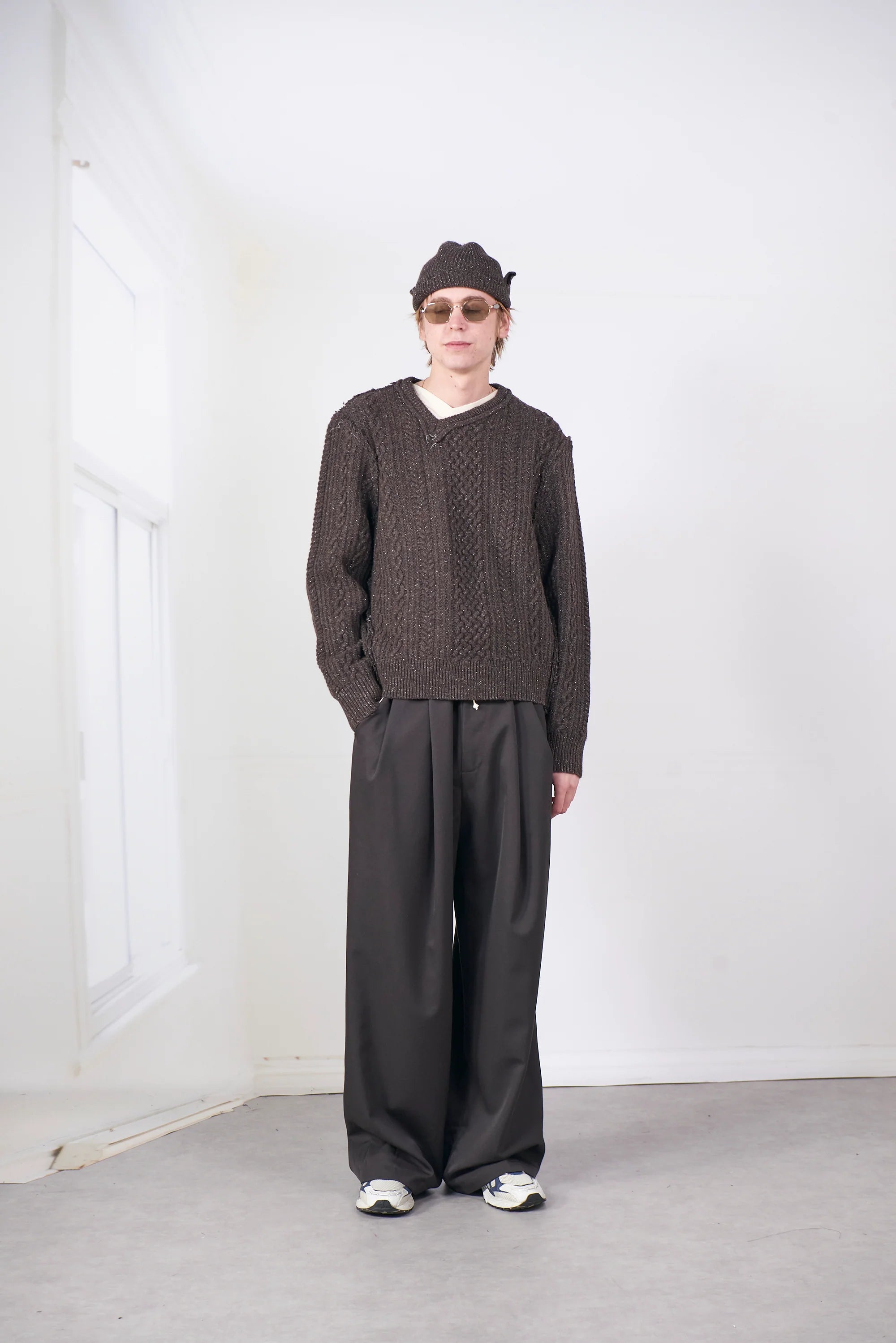 CAMIEL FORTGENS 「CF.20.03.02.01 FRANKENSTEIN CABLE KNIT