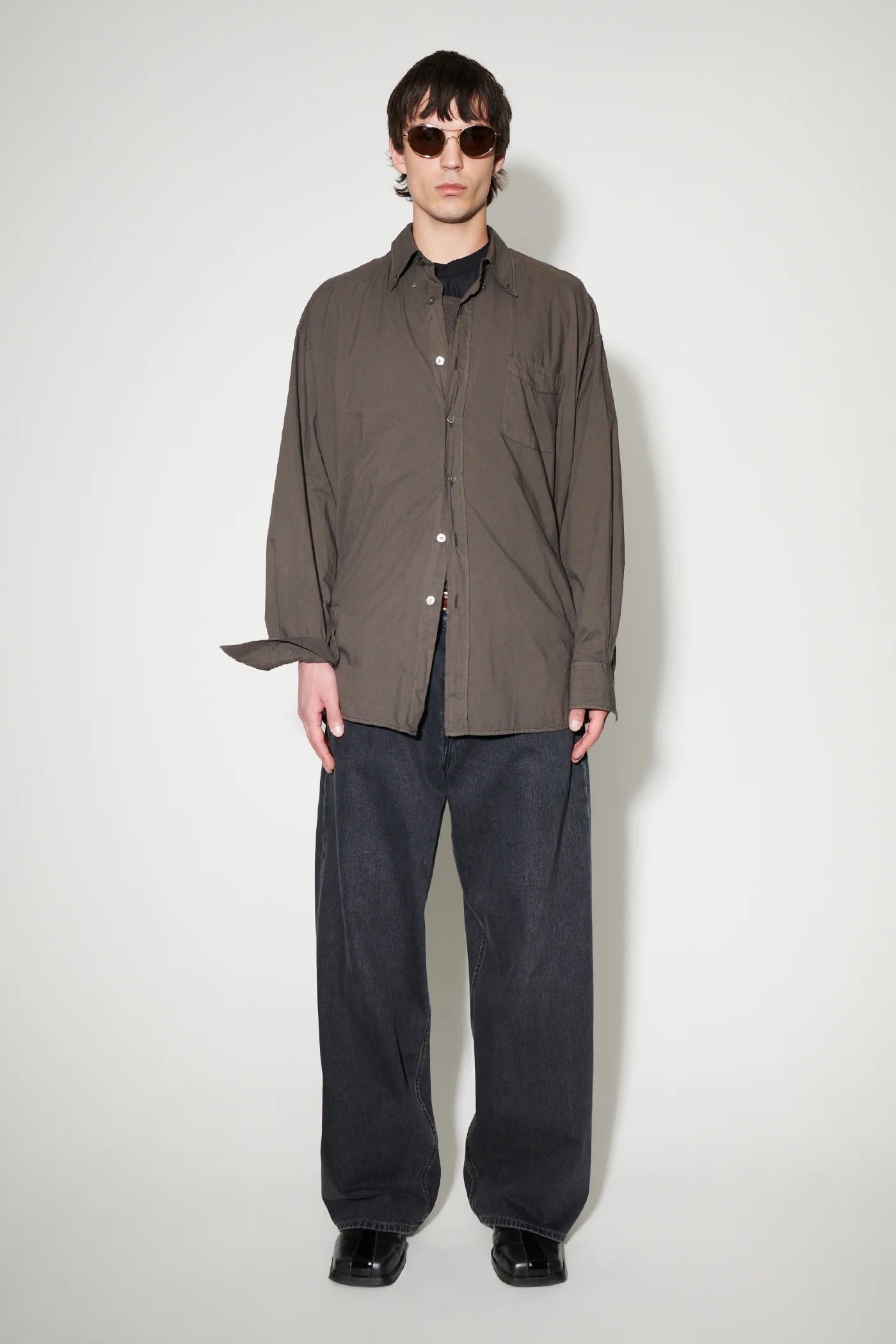 OUR LEGACY 「BORROWED BD SHIRT FADED BROWN COTTON VOILE」 – SISTER