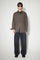 OUR LEGACY 「BORROWED BD SHIRT FADED BROWN COTTON VOILE」
