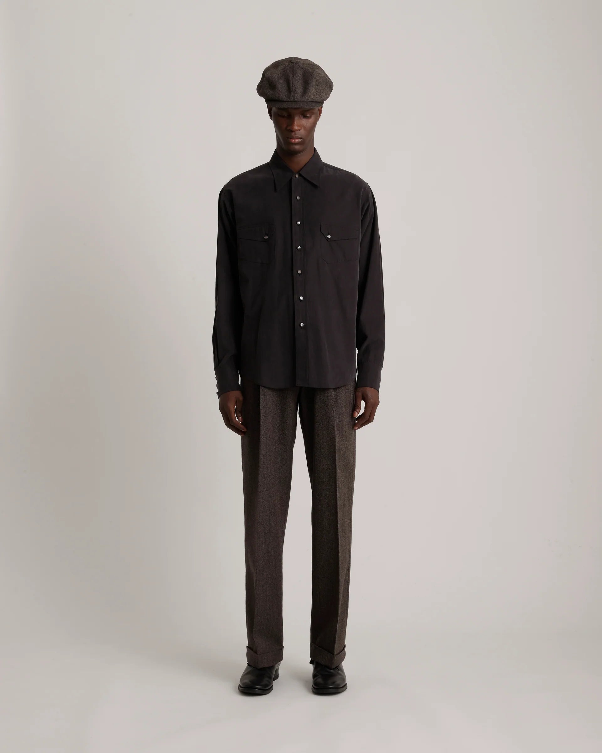 T.T 「Lot.118 COWBOY SHIRT / CHARCOAL」 – SISTER T.T 「Lot.118 COWBOY SHIRT / CHARCOAL」 – SISTER