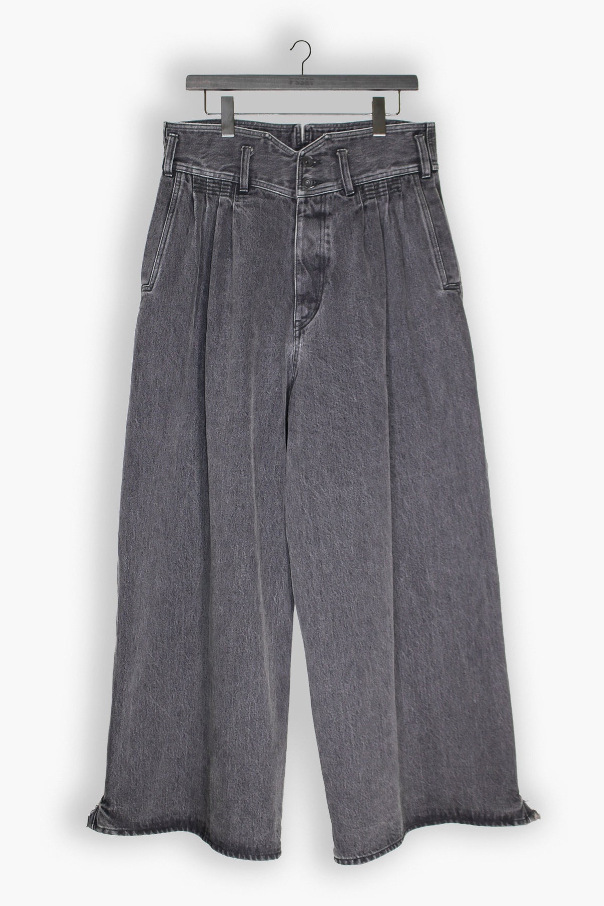 エッセイ ESSAY GOTHIC DENIM ワイド バギーデニム パンツ 2 ESSAY GOTHIC DENIM Bleach Black - BISHOOL,Edwina Horl,My