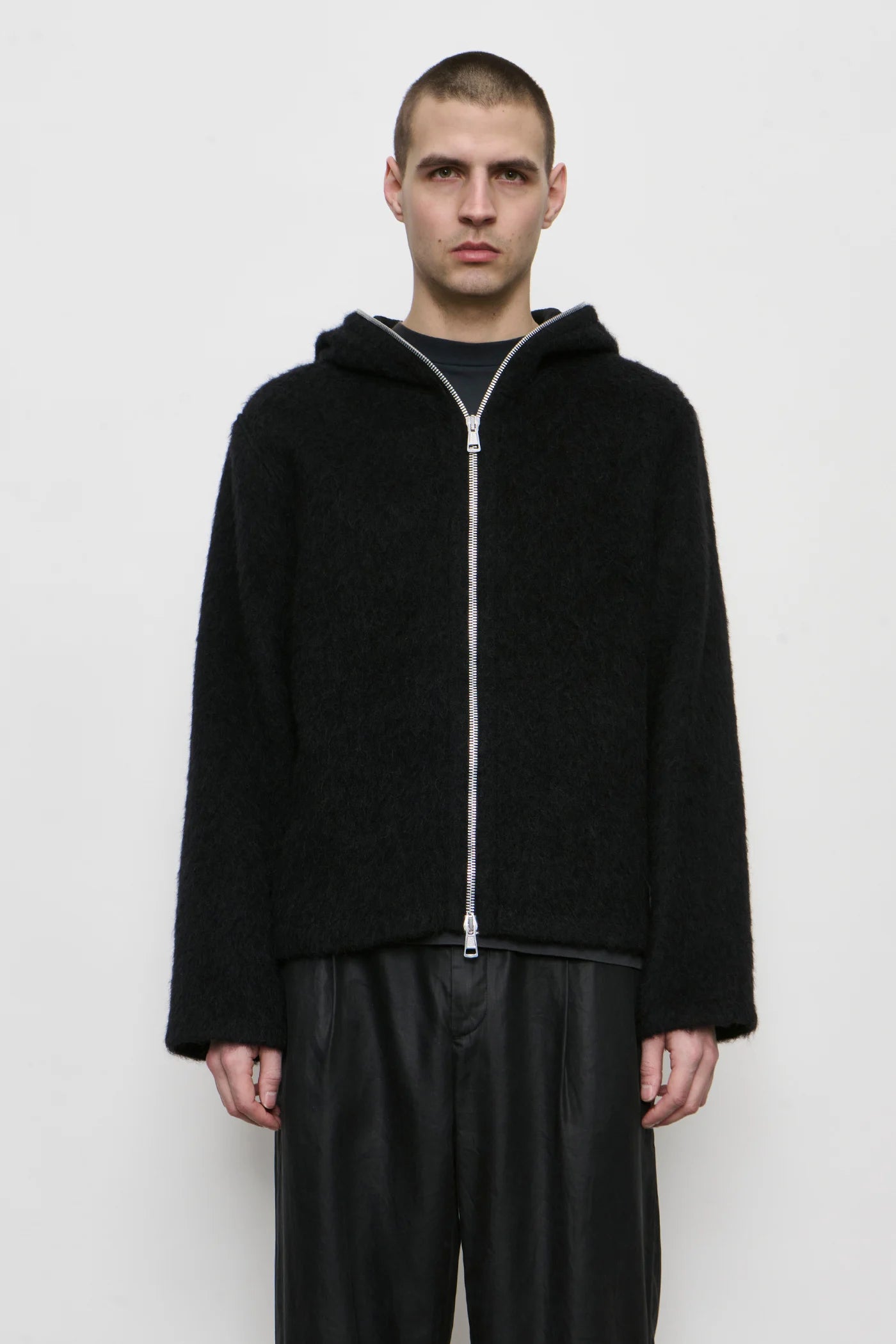 OUR LEGACY 「FULL ZIP HOOD BLACK HAIRY WOOL」 – SISTER