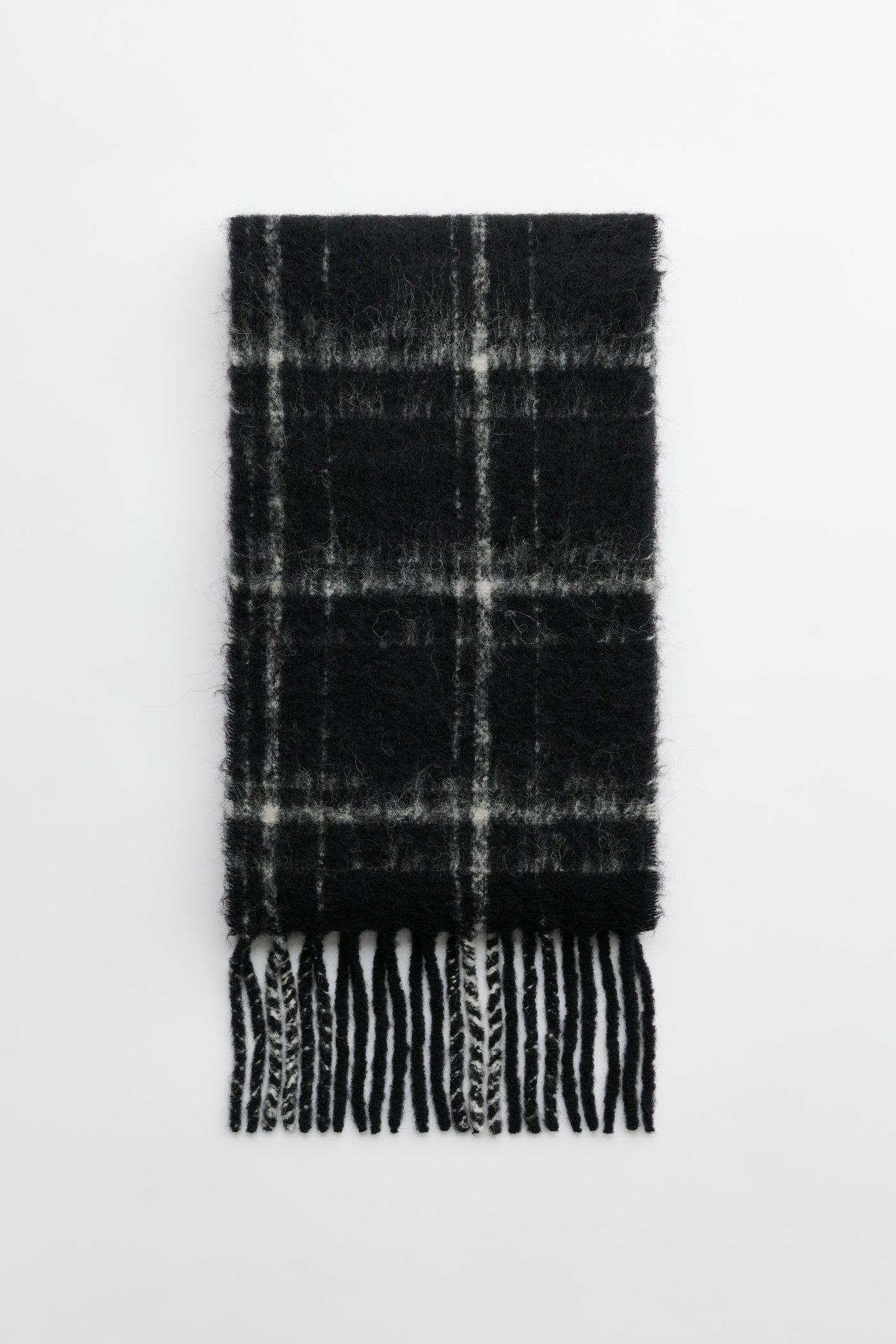 OUR LEGACY 「ESTATE SCARF BLACK FUZZY ALPACA CHECK」 – SISTER