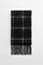 OUR LEGACY 「ESTATE SCARF BLACK FUZZY ALPACA CHECK」
