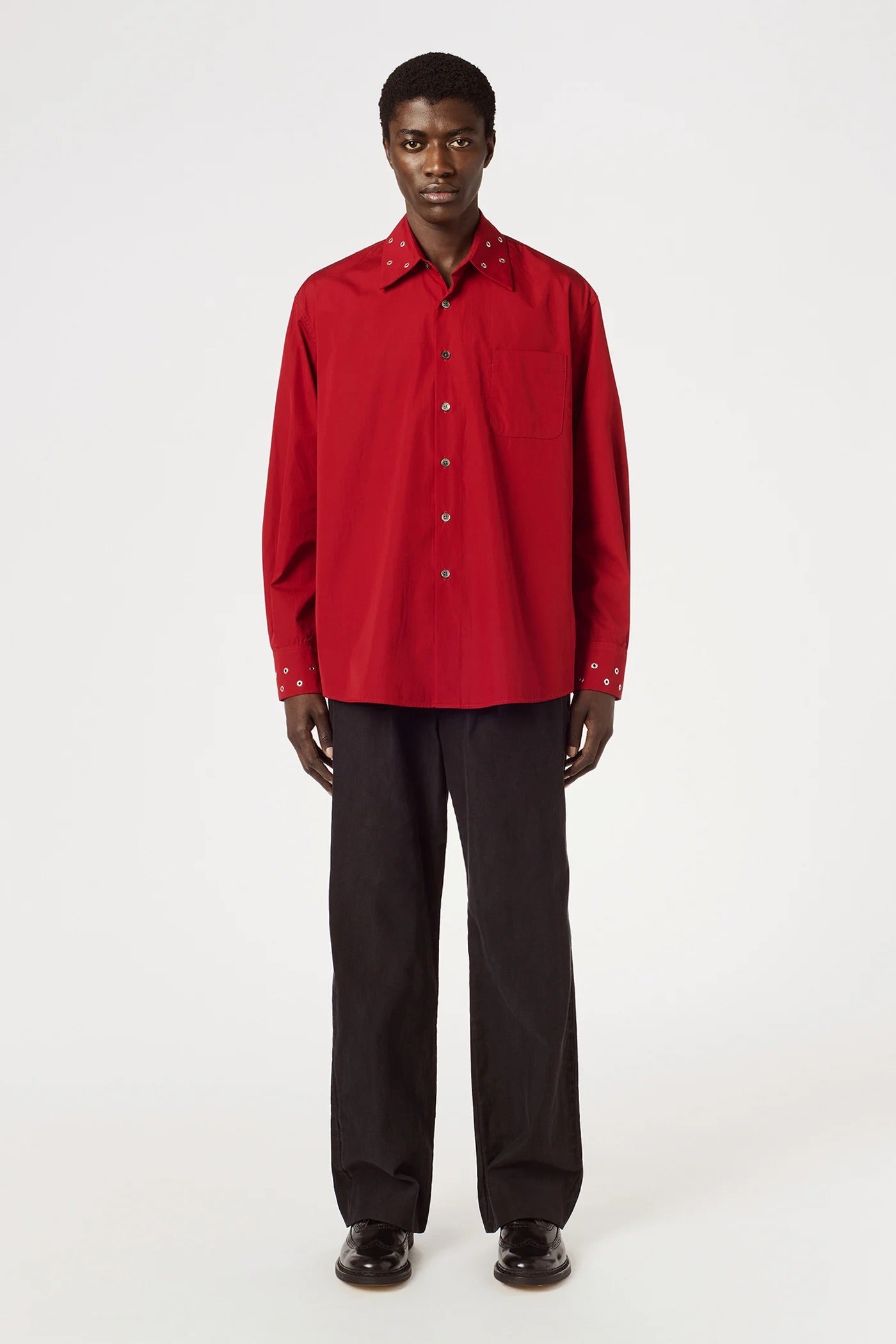 トップス OUR LEGACY Above shirt LIPSTICK POPLIN Our Legacy Above Shirt Lipstick Red Super Poplin – Très Bien