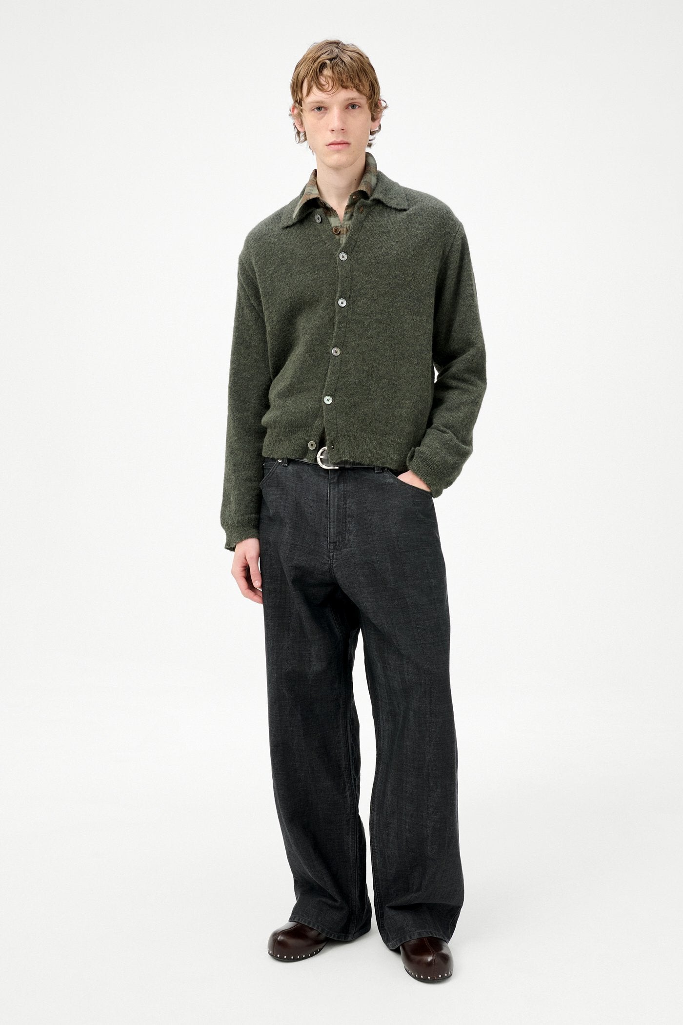 OUR LEGACY 「EVENING POLO MOSS GREEN FUZZY ALPACA」 – SISTER