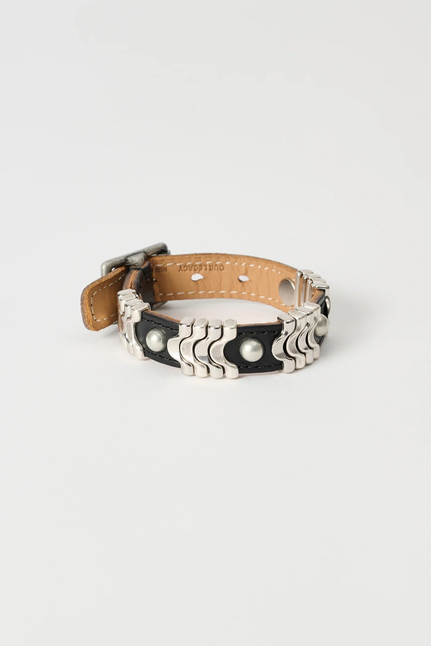 OUR LEGACY 「WAVE BRACELET BLACK CHROMEXCEL LEATHER」 – SISTER OUR LEGACY 「WAVE BRACELET BLACK CHROMEXCEL LEATHER」 – SISTER