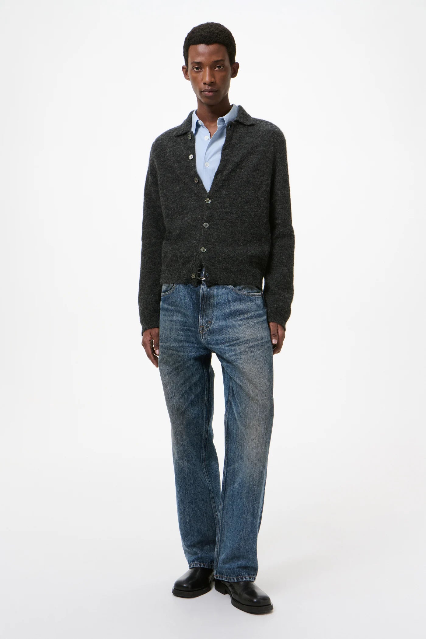 OUR LEGACY 「EVENING POLO CHARCOAL MELANGE FUZZY ALPACA」 – SISTER