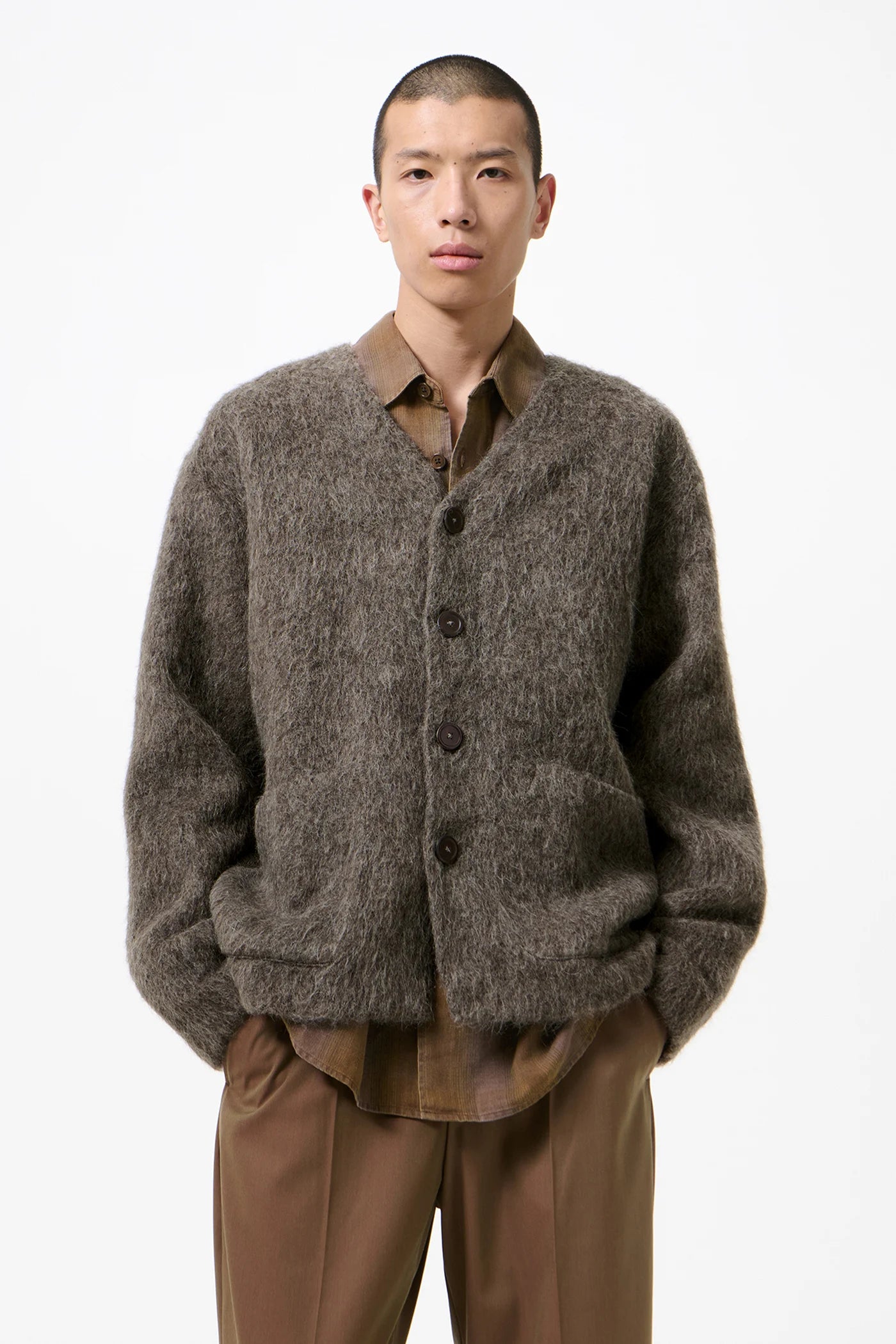 OUR LEGACY 「CARDIGAN MOLE GREY HAIRY WOOL」 – SISTER