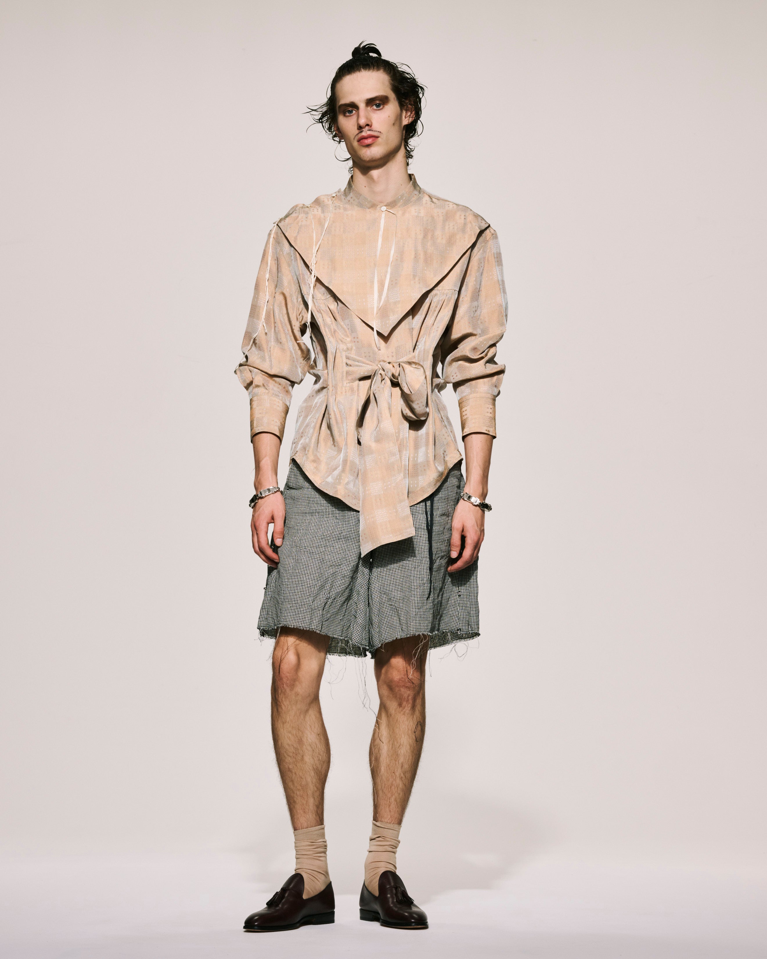 Midorikawa 「MID24SS-SH10 – JAQUARD PULL OVER SHIRTS」 – SISTER