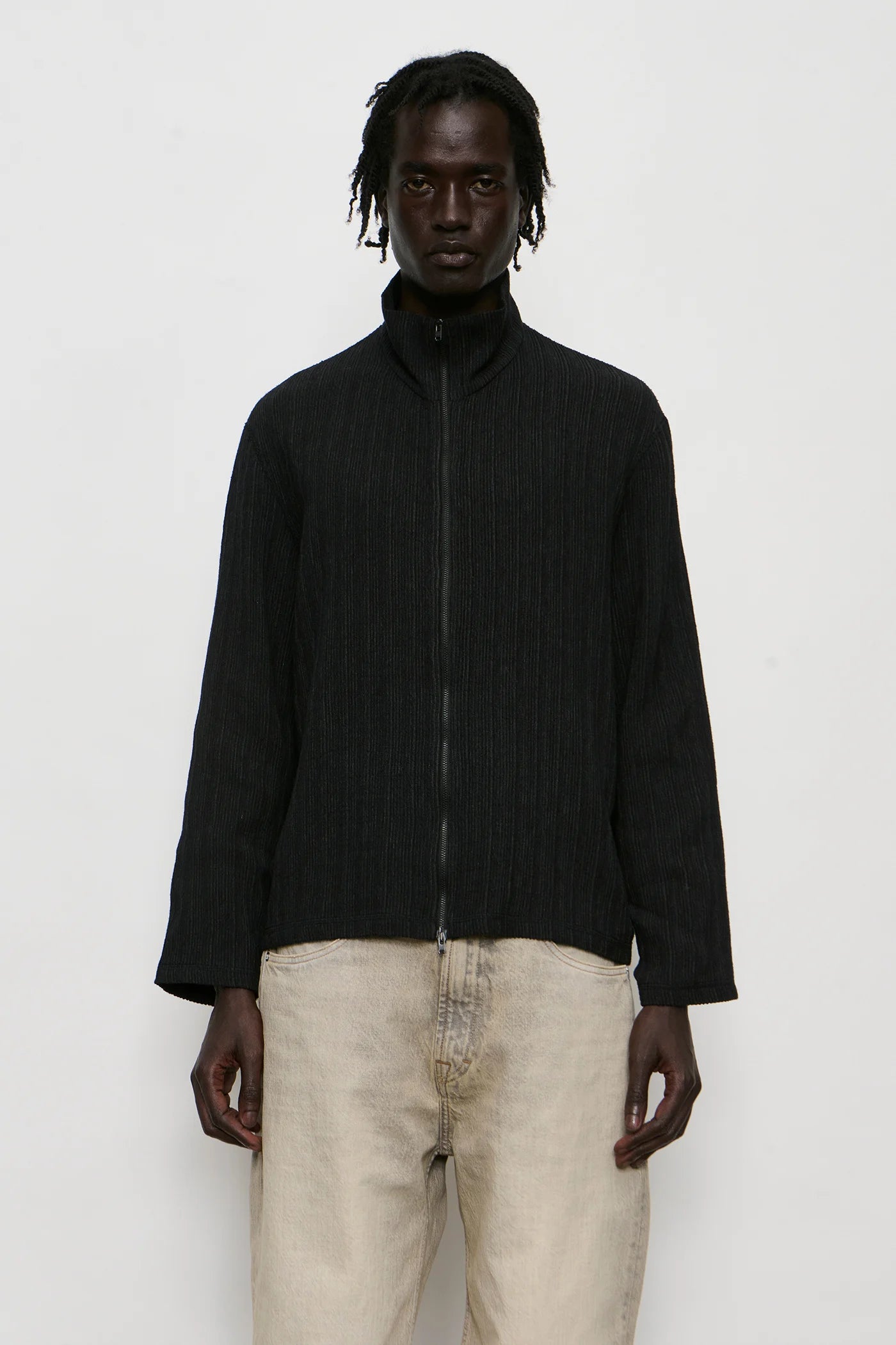 OUR LEGACY 「SHRUNKEN FULLZIP OBSIDIAN DEPTH WOOLCOSE RIDGE」 – SISTER