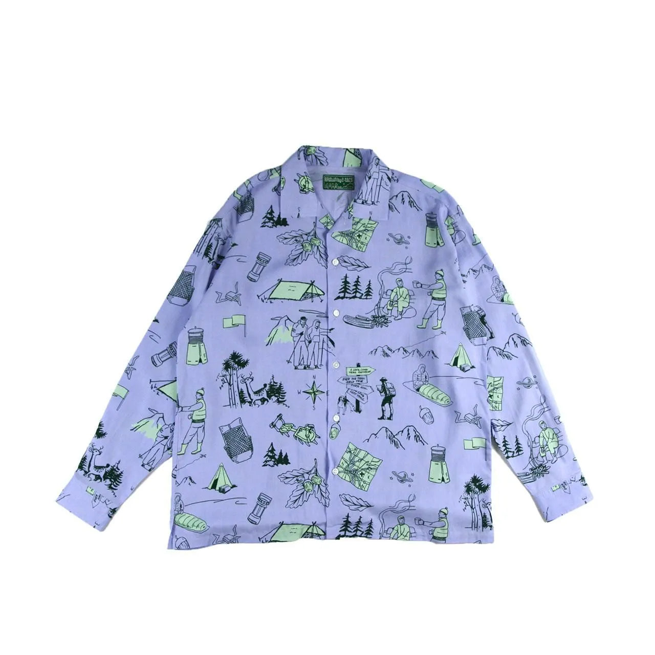 2tacs アロハ　パープル BROWN by 2-tacs 「Aloha L/S - Purple」*JERRY UKAI – SISTER
