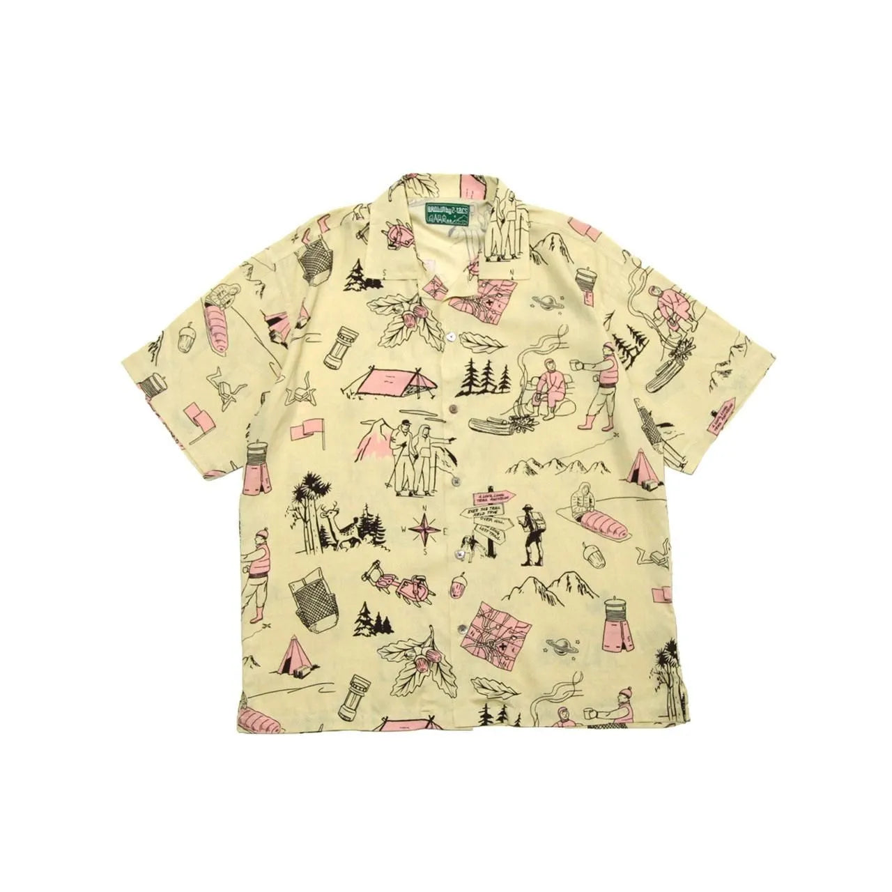 BROWN by 2-tacs Aloha ジェリー鵜飼コラボ BROWN by 2-tacs 「Aloha S/S - Beige」*JERRY UKAI – SISTER