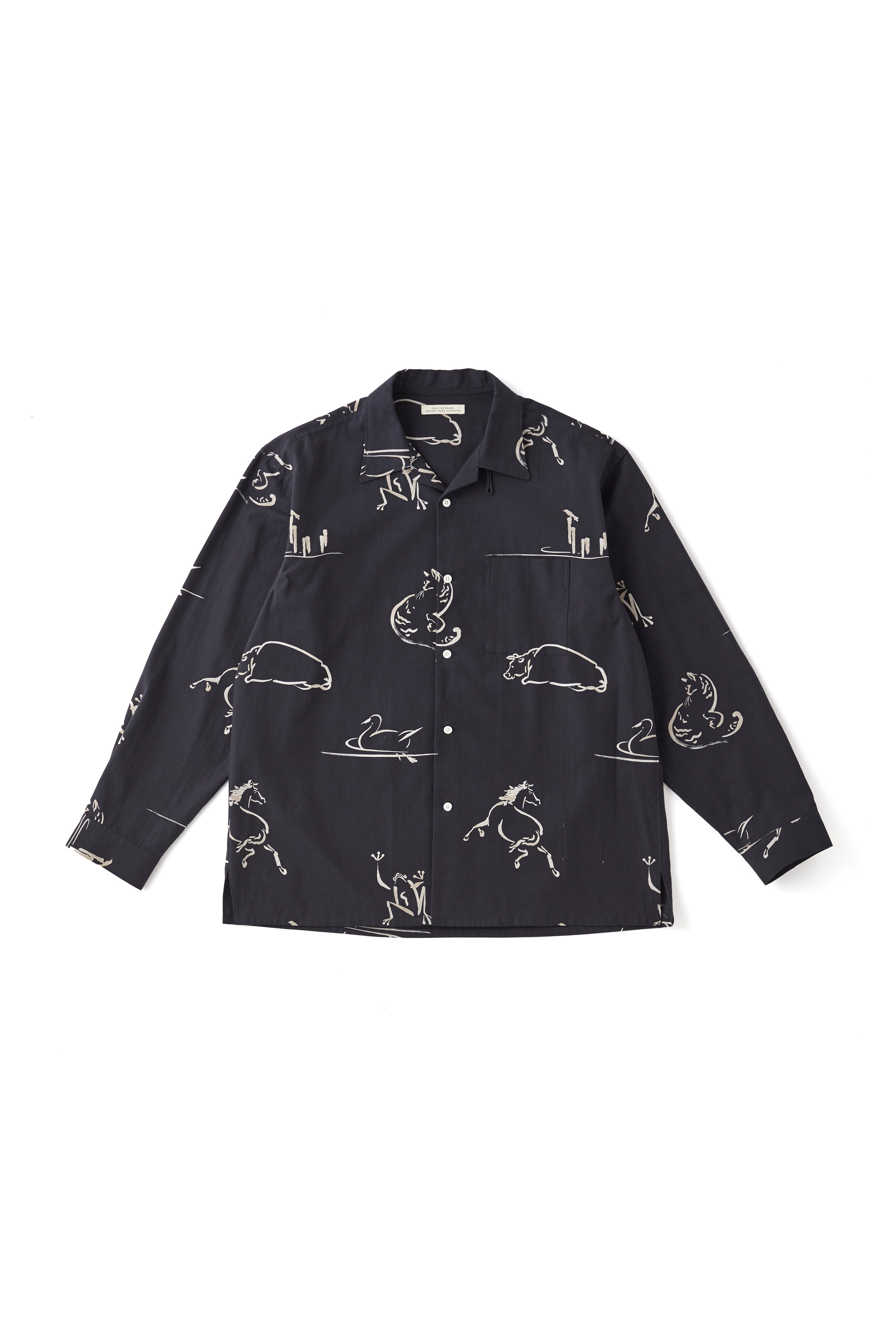 OLD JOE BRAND.「ORIGINAL PRINTED OPEN COLLAR SHIRTS (Animal