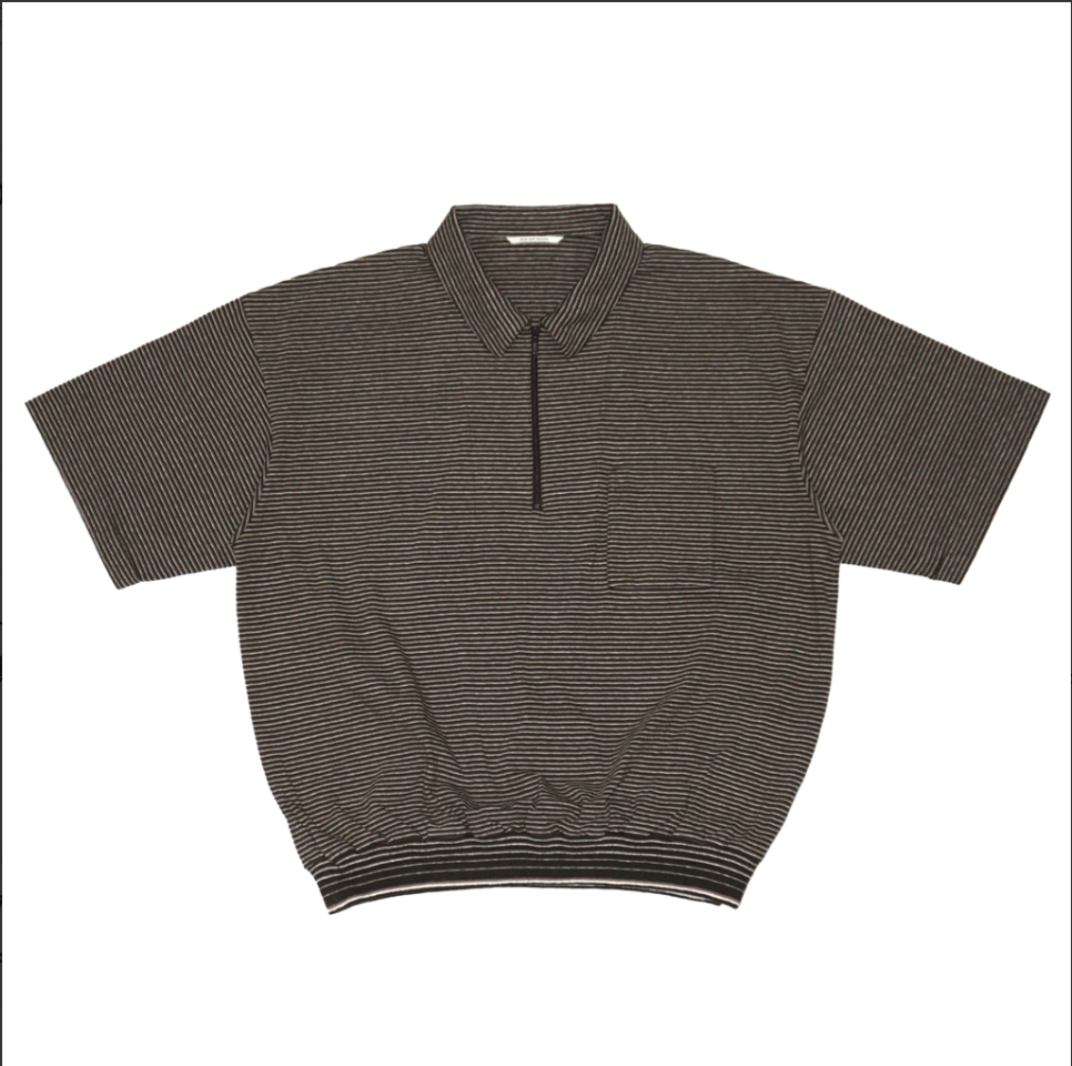 OLD JOE BRAND. 「MULTI STRIPED QUATER ZIP TOPS / COFFEE」 – SISTER