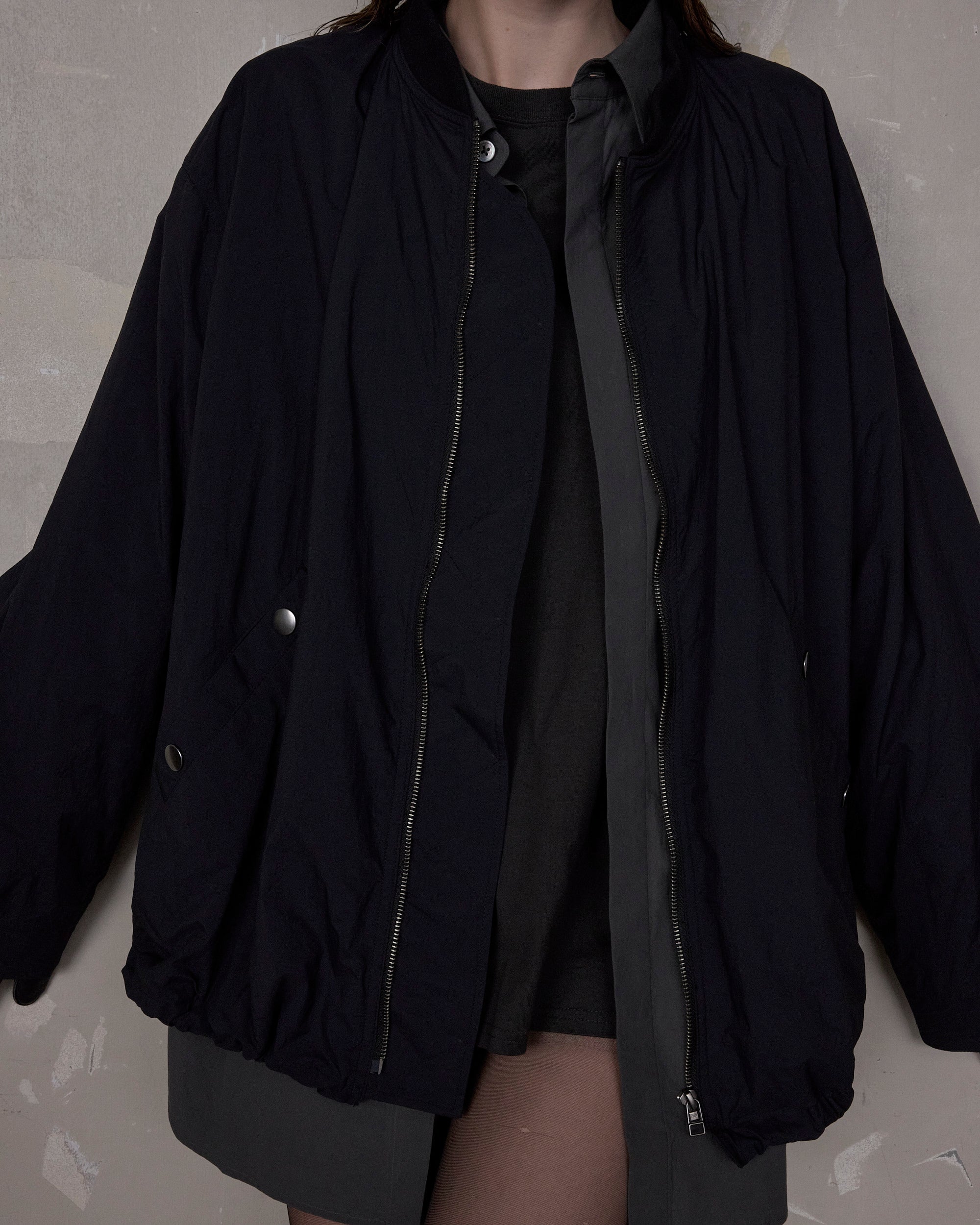 Antwort 「NYLON FLIGHT JACKET / BLACK」 – SISTER
