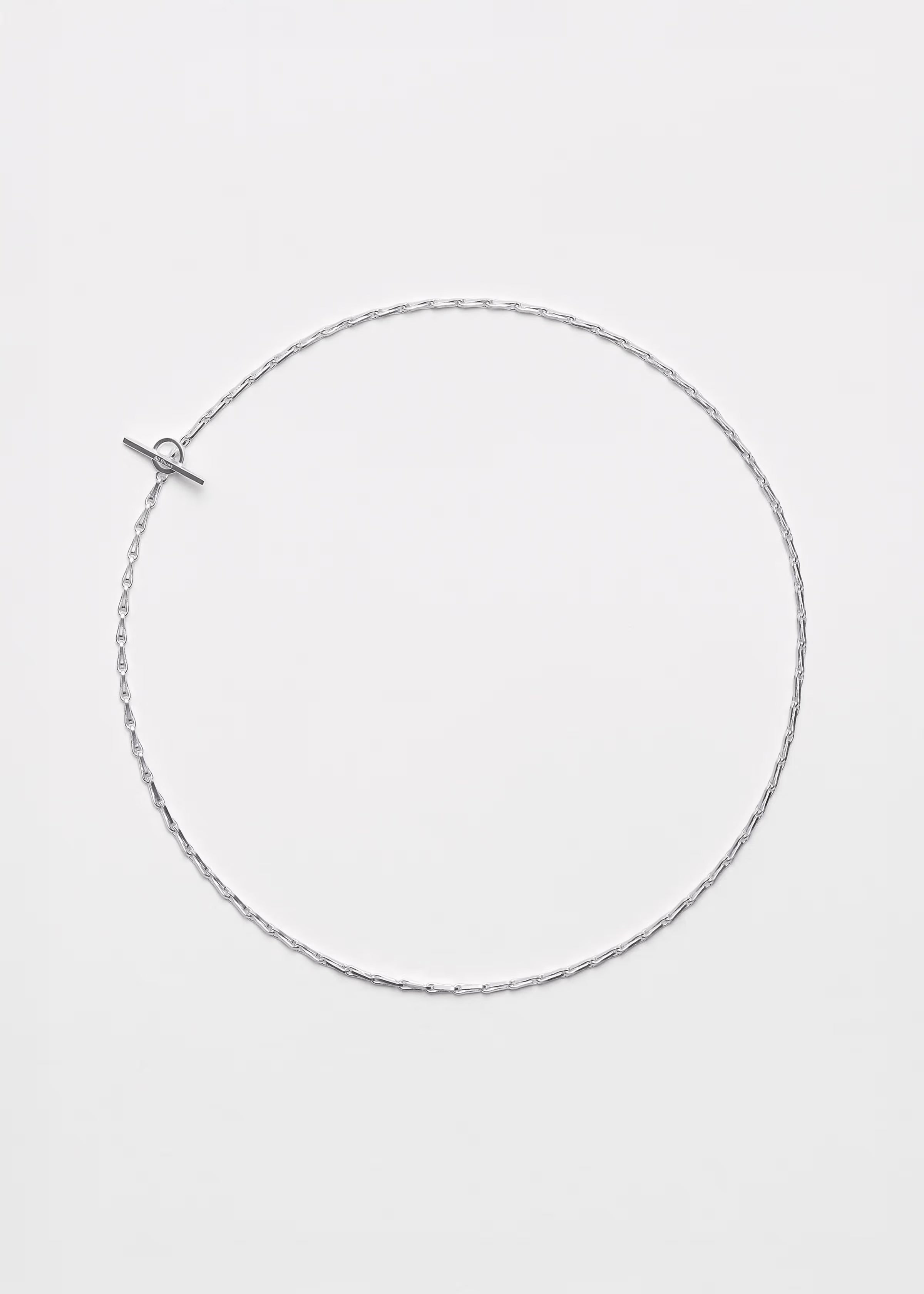 All Blues「Fold necklace Polished 925 Sterling Silver / Long