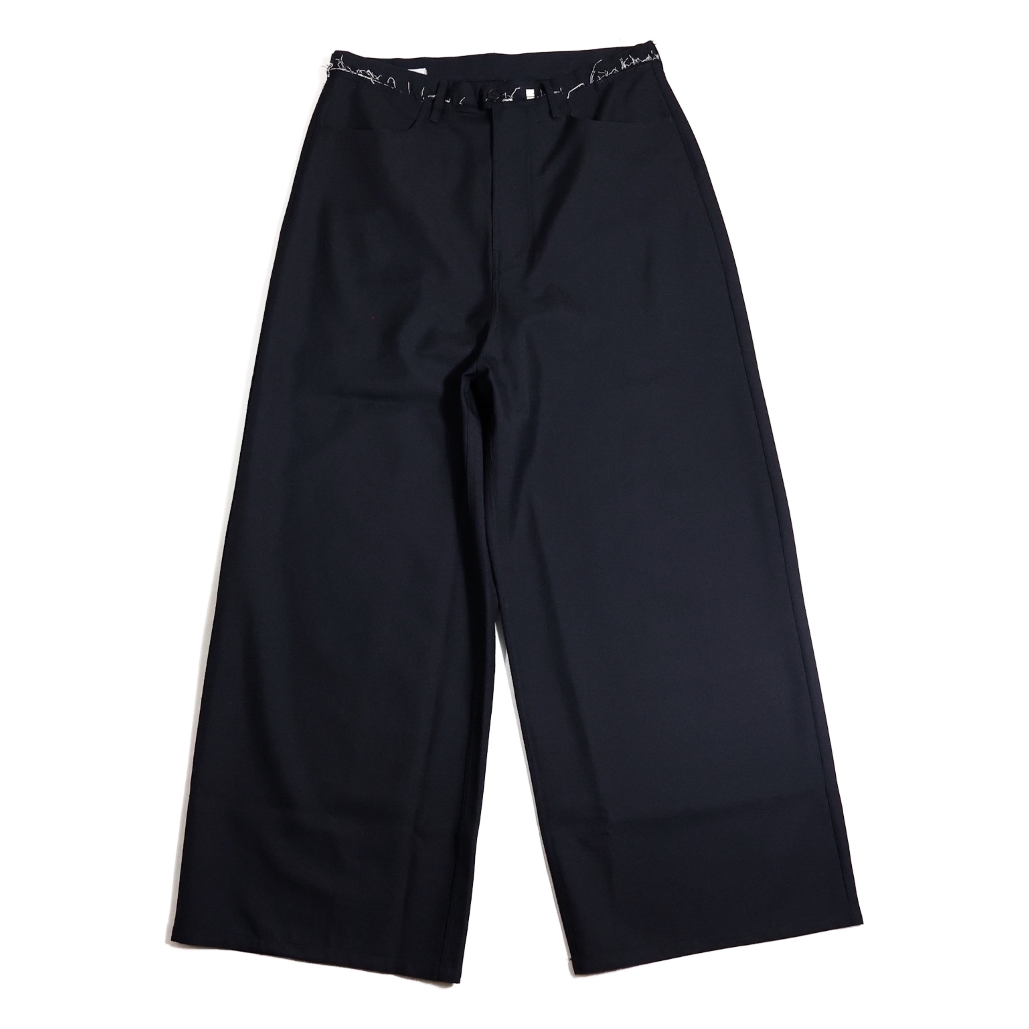 CAMIEL FORTGENS「16.06.05.02 TOURIST JEANS WOOL/POLY TWILL BLACK