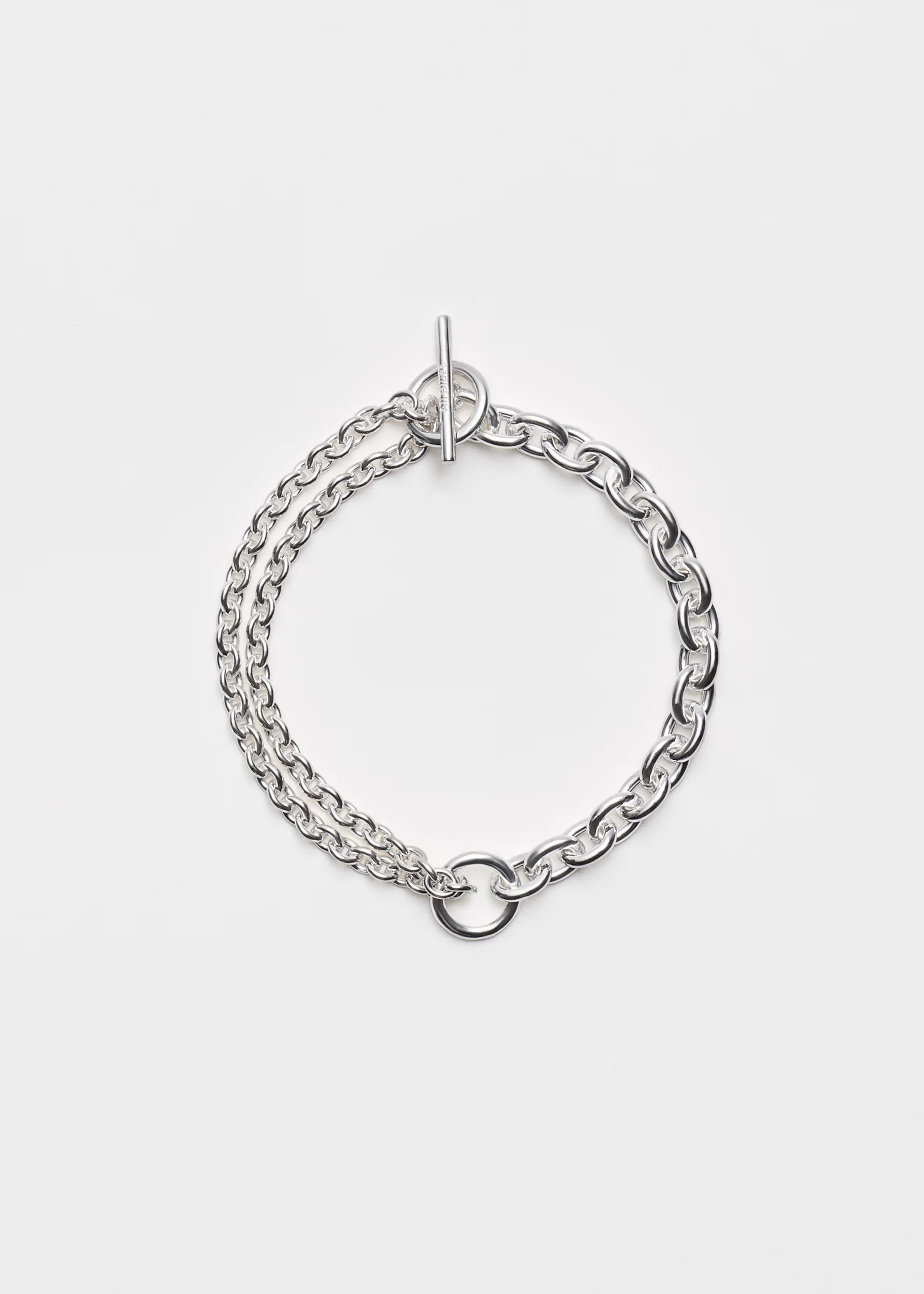 All Blues「Double bracelet thin Polished 925 Sterling Silver