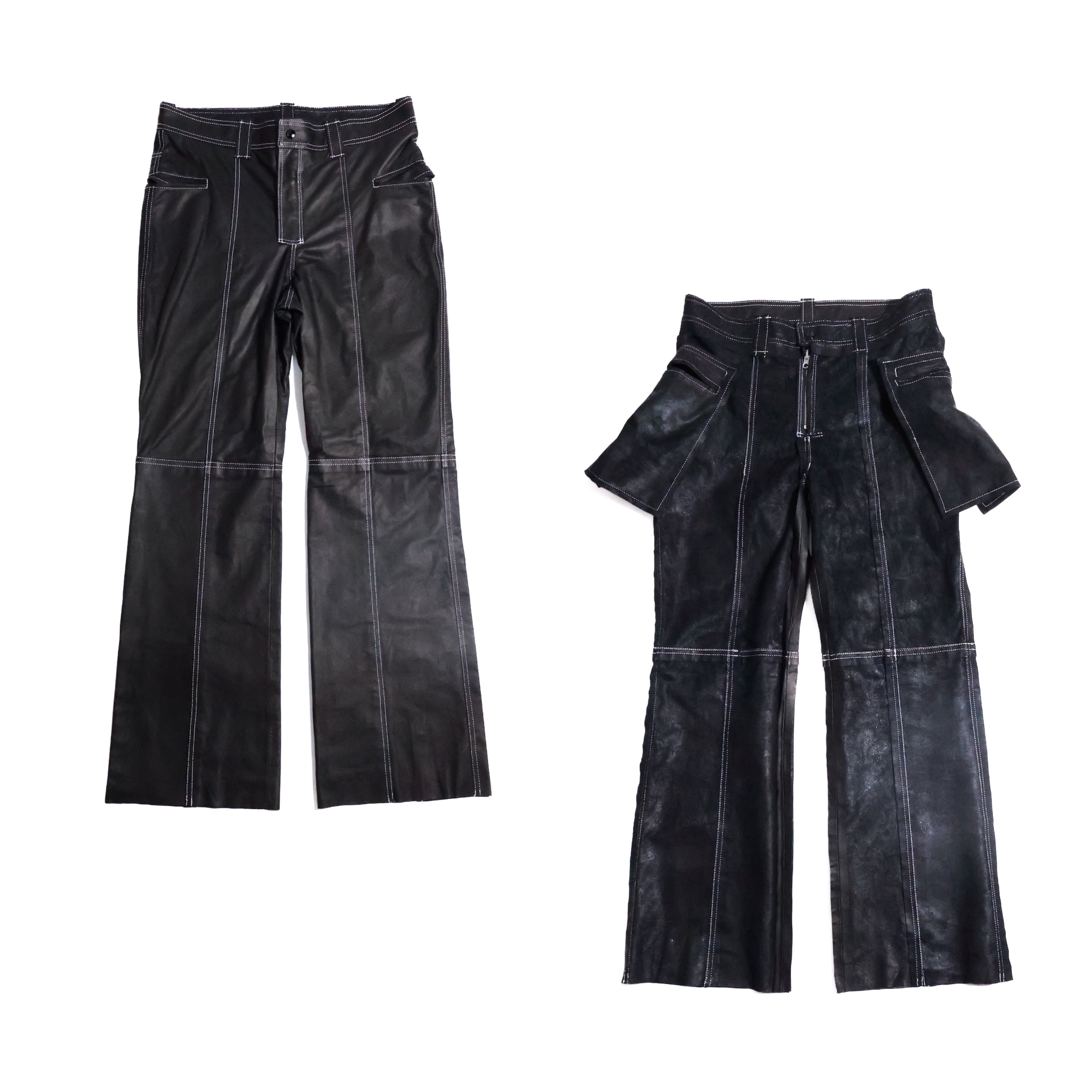 Midorikawa 「MID23SS-PT08 – REVERSIBLE LEATHER PANTS」