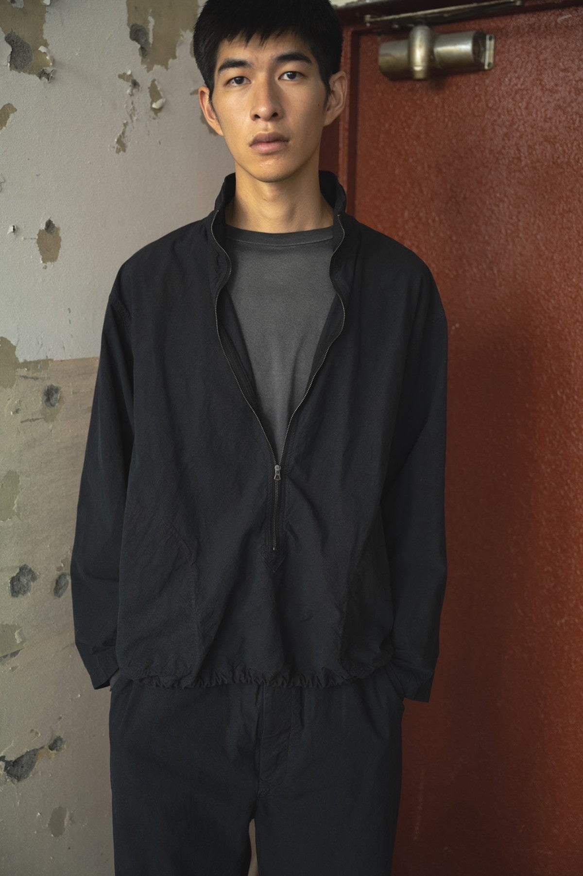 barbell object 「bo-24s-j02 dyed h/n top / dark navy」