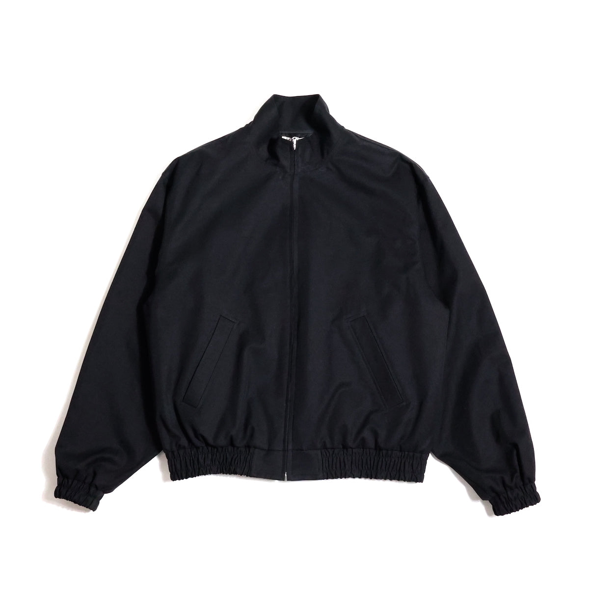 AURALEE 「WASHED FINX SILK CHAMBRAY BLOUSON / BLACK CHAMBRAY AURALEE 「WASHED FINX SILK CHAMBRAY BLOUSON / BLACK CHAMBRAY