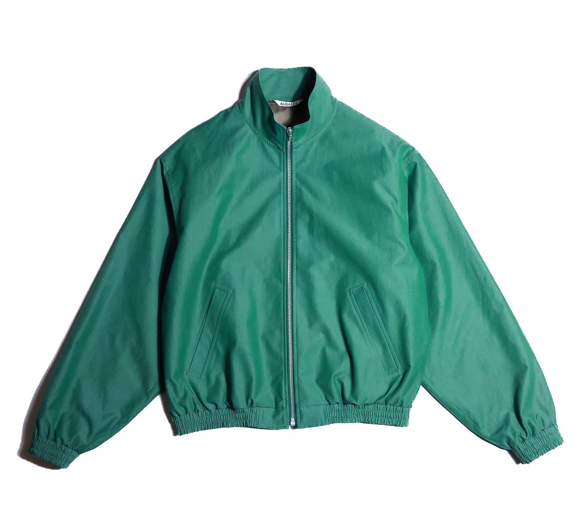 AURALEE 「FINX TUSSAH CHAMBRAY ZIP BLOUSON / GREEN CHAMBRAY」 – SISTER AURALEE 「FINX TUSSAH CHAMBRAY ZIP BLOUSON / GREEN CHAMBRAY」 – SISTER