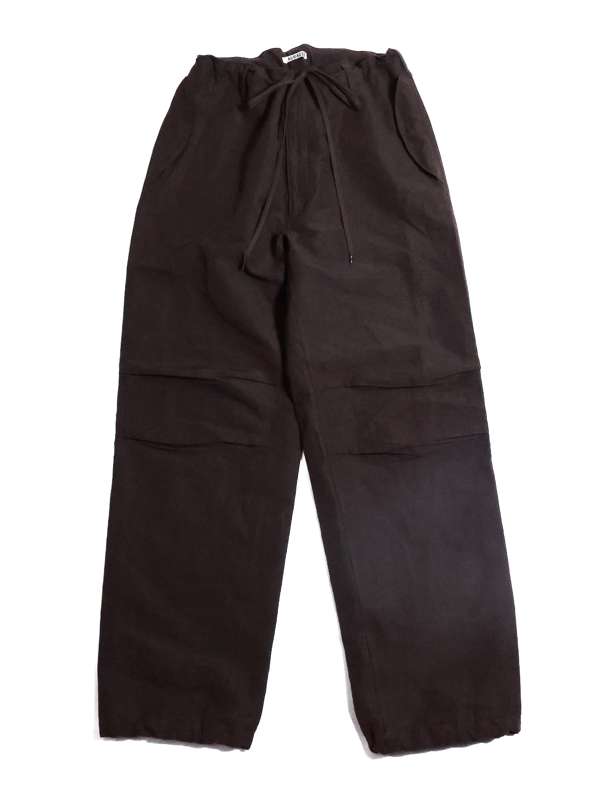 AURALEE 「HIGH DENSITY FINX LINEN WEATHER FIELD PANTS / DARK BROWN」 – SISTER