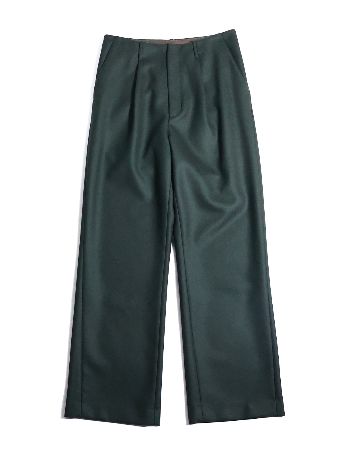 auralee LIGHT MELTON WIDE SLACKS - スラックス