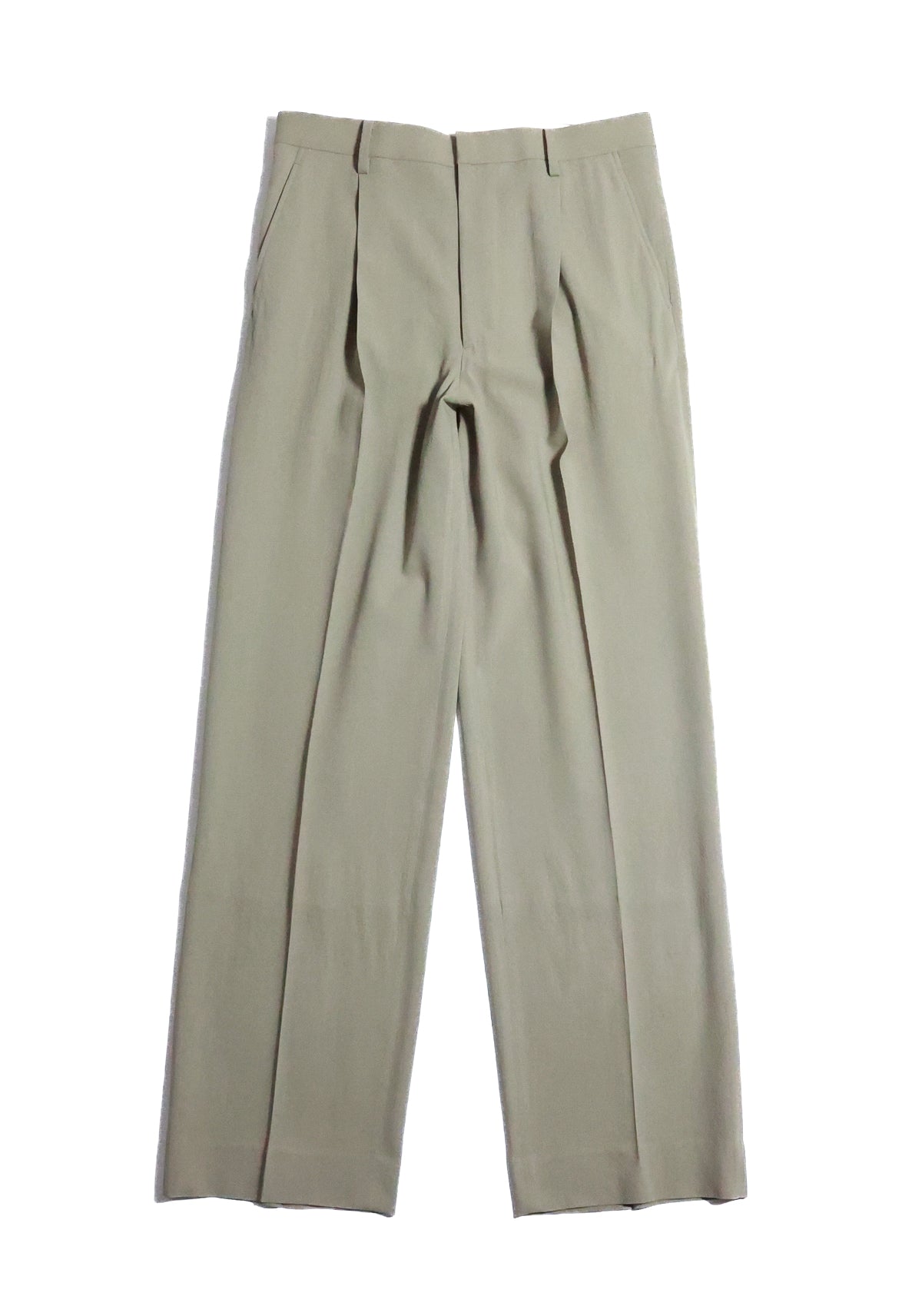 AURALEE 「HARD TWIST WOOL VIYELLA SLACKS / LIGHT KHAKI」 – SISTER