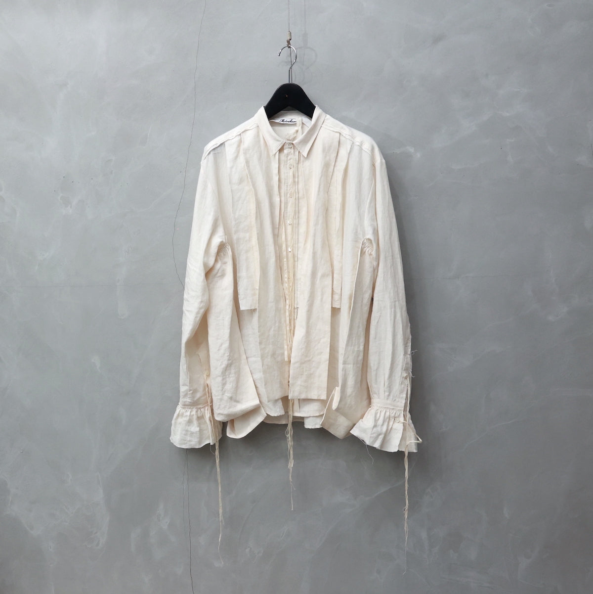 Midorikawa 「MID23SS-SH07 – FRILL STOLE GATHERED SHIRT」 – SISTER 
