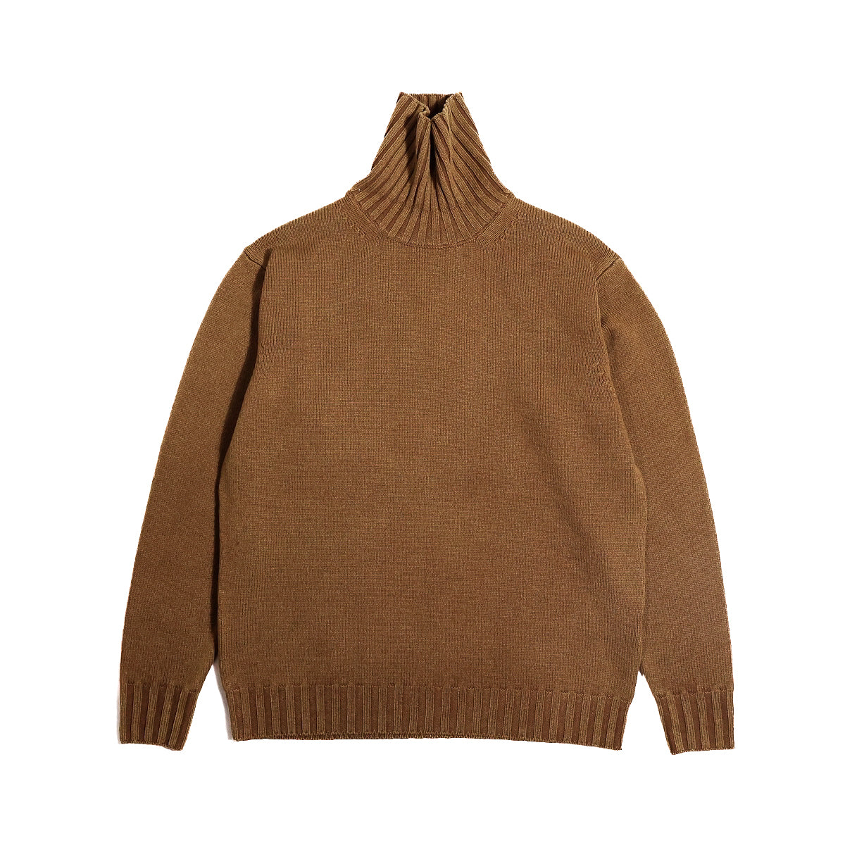 AURALEE 「WASHED FRENCH MERINO KNIT TURTLE / BROWN」 – SISTER