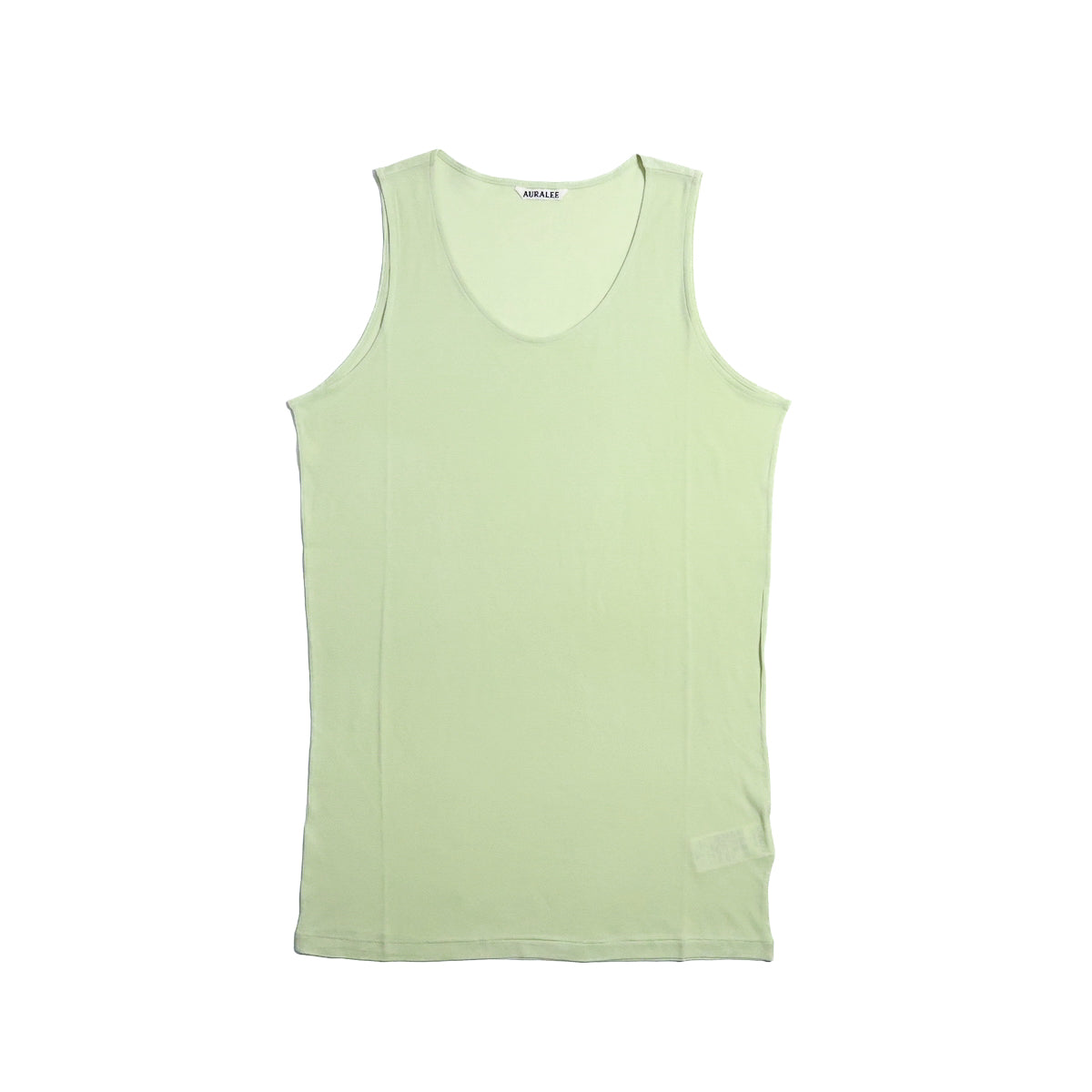 AURALEE 「GIZA SUPER HIGH GAUGE SHEER RIB TANK / LIGHT GREEN」 – SISTER