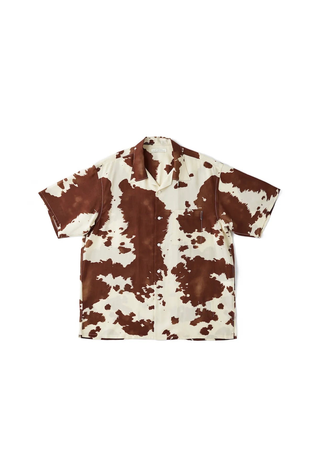 OLD JOE BRAND.「ORIGINAL PRINTED OPEN COLLAR SHIRTS (COW) Short