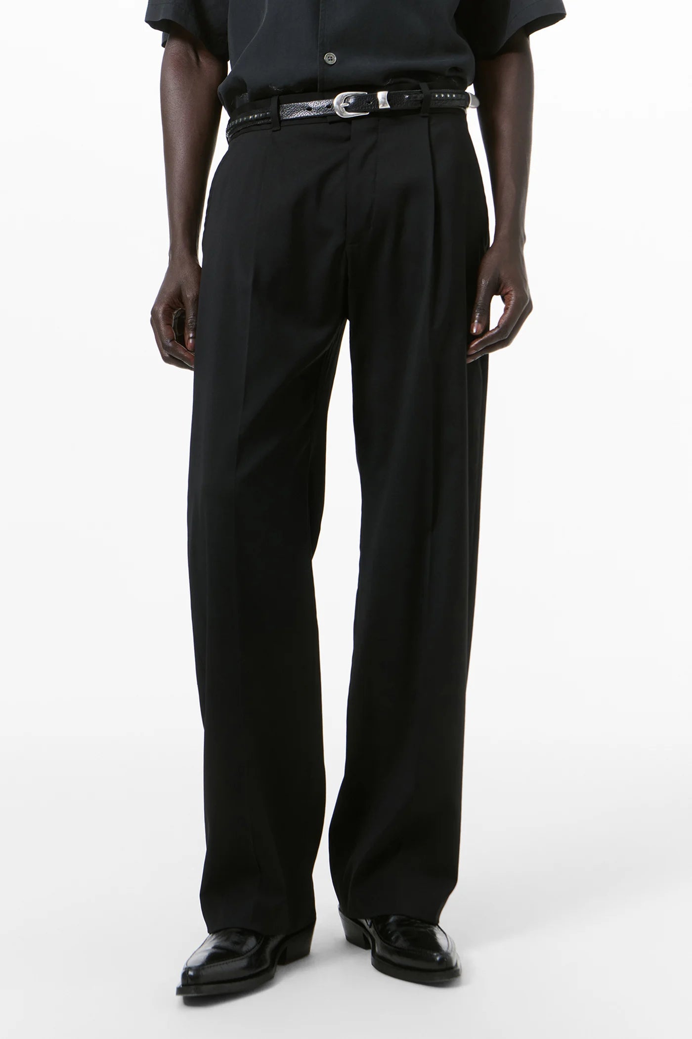 OUR LEGACY 「BORROWED CHINO BLACK PANAMA WOOL」 – SISTER