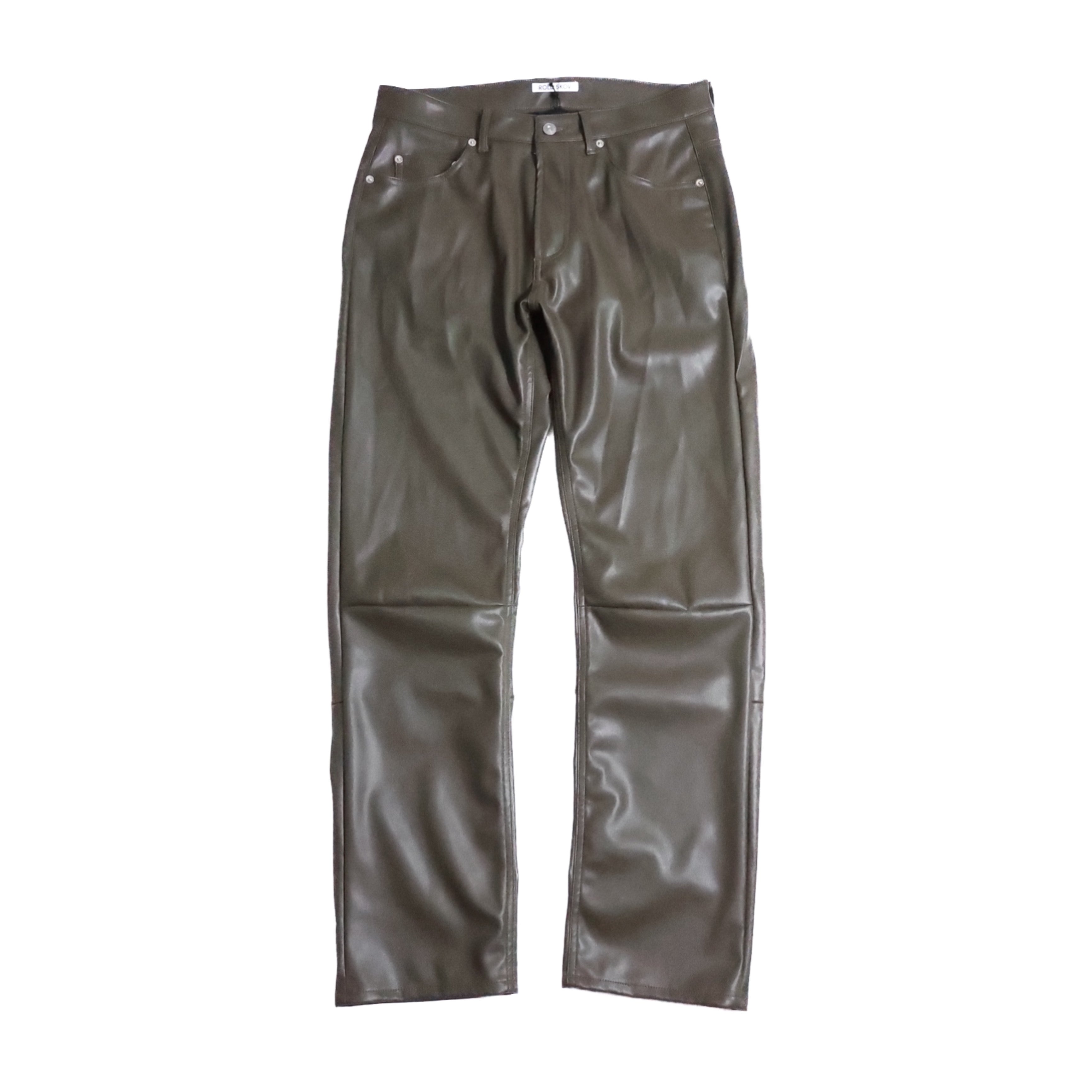 ROLD SKOV 「ECO LEATHER LOOSE BIKER PANTS OLIVE GREEN」 – SISTER