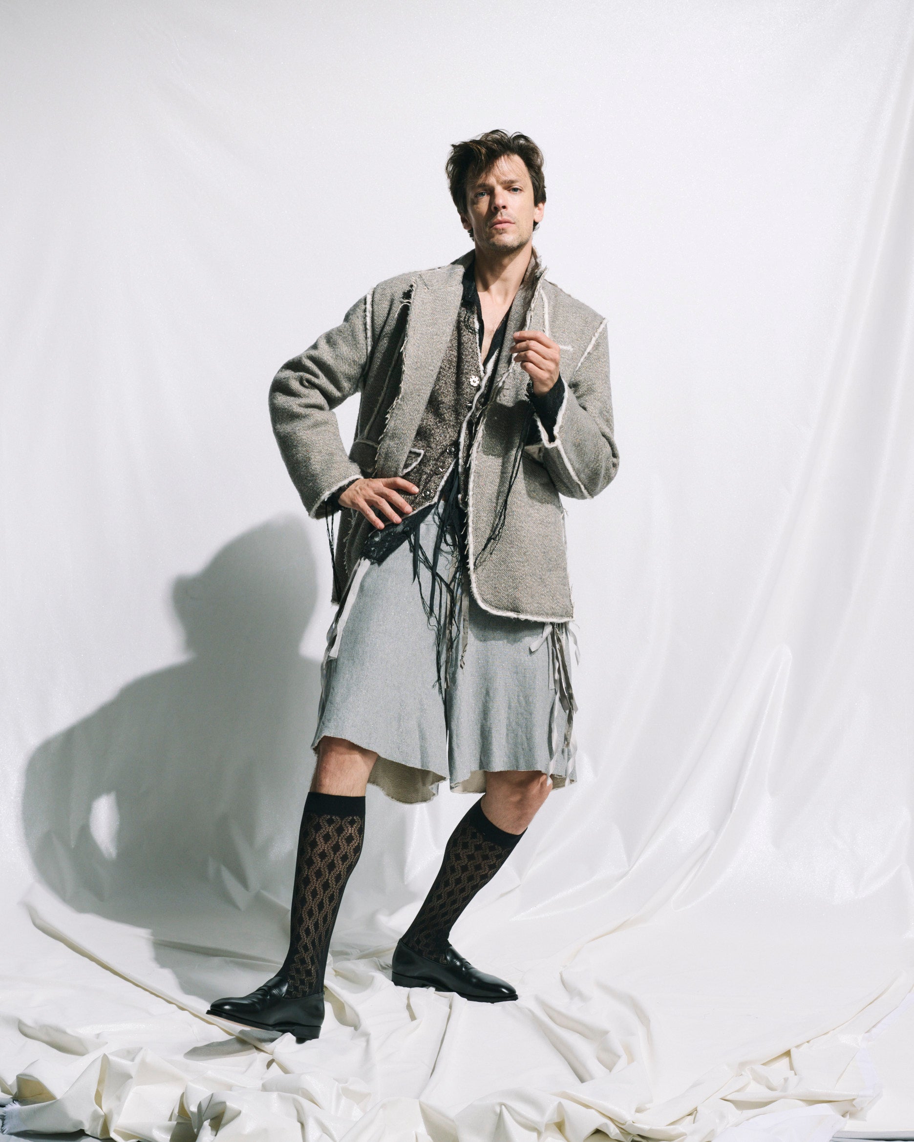 Midorikawa 「MID22AW-JK01 – SANDWICH TWEED JACKET / IVORY」 – SISTER