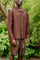 CAMIEL FORTGENS 「19.03.06.01 CARDIGAN VISCOSE BROWN」