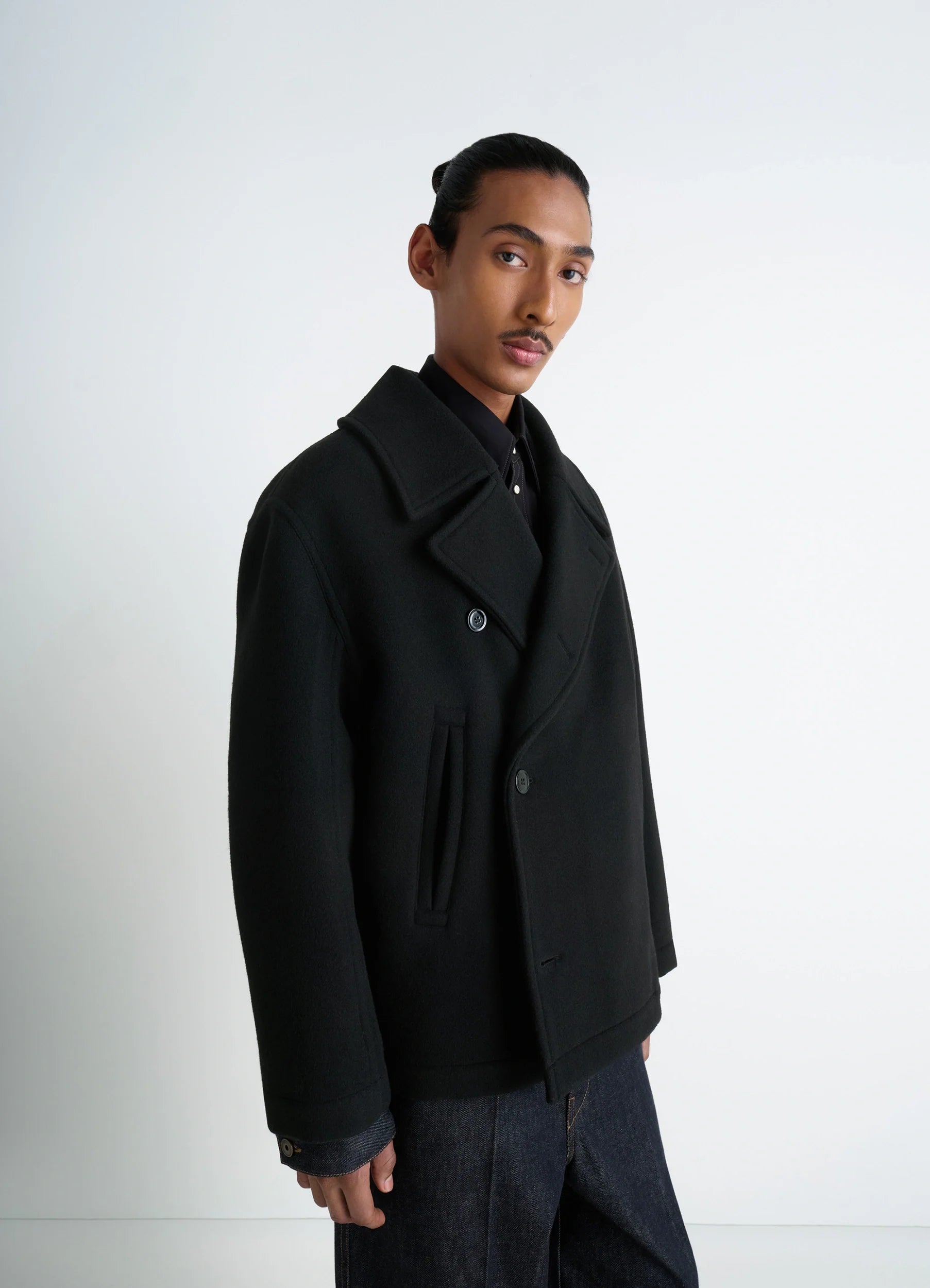 LEMAIRE 「BOXY PEACOAT BLACK」 – SISTER LEMAIRE 「BOXY PEACOAT BLACK」 – SISTER