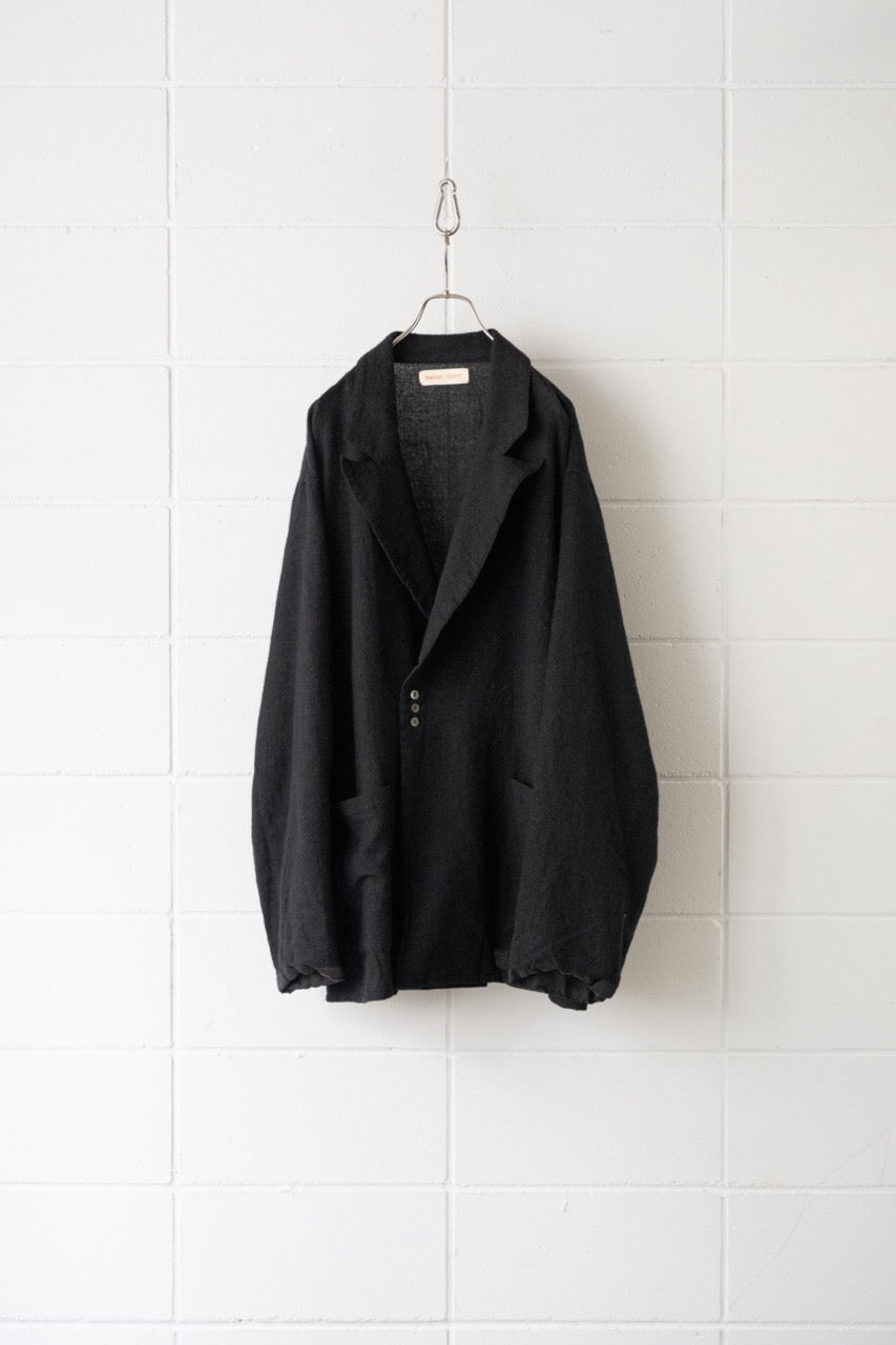 ジャケット・アウター 25aw barbell object bo-05j03 wool coat barbell object / wool coat -BLACK – and father