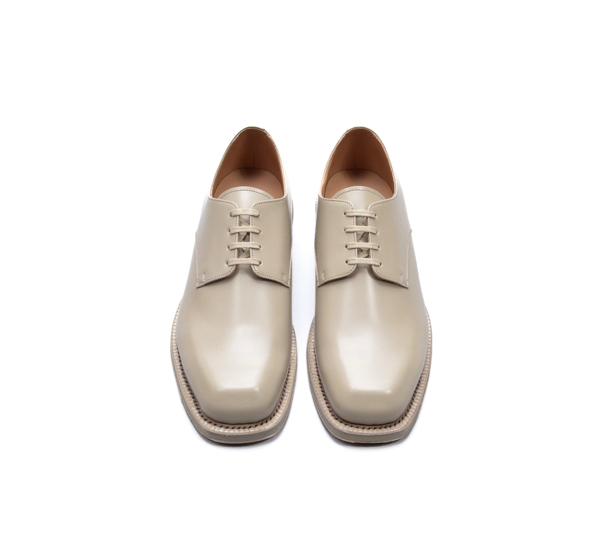 AURALEE「 LEATHER SHOES MADE BY FOOT THE COACHER / BEIGE 」