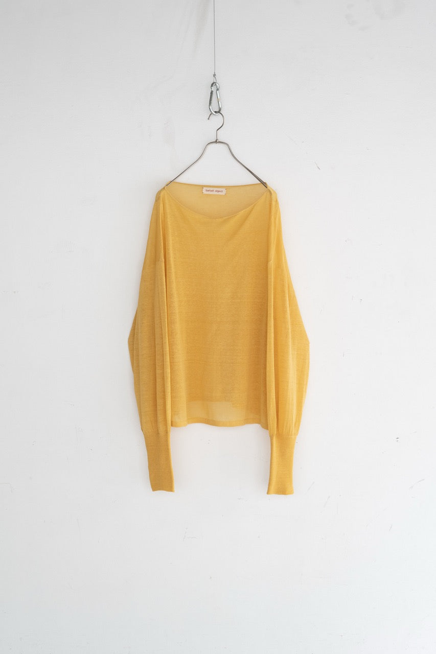 barbell object 「bo-06nn01 knit po / yellow」 – SISTER