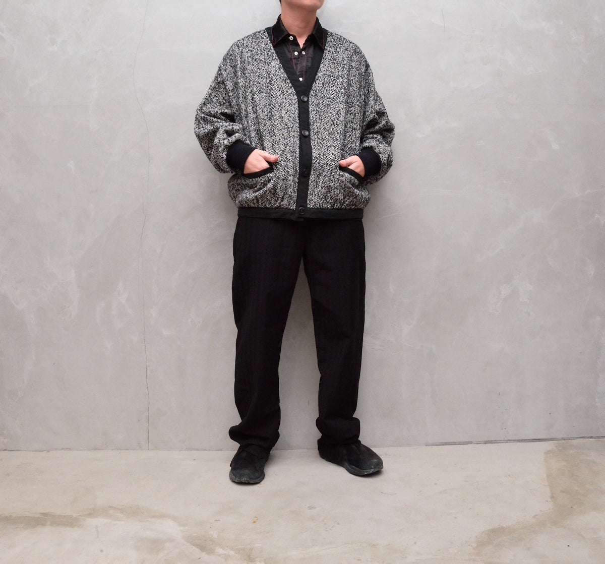 HOMELESS TAILOR 「CARDIGAN / BLACK」 – SISTER