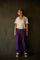 Willow Pants 「P-014 “ TWO-TUCK EASY PANTS / PURPLE”」