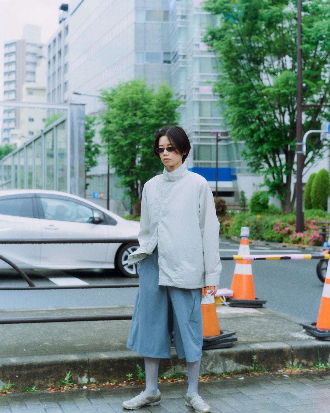 P A C S「ASYMMETRY DOG EAR JACKET -LL- / GRAY」 – SISTER