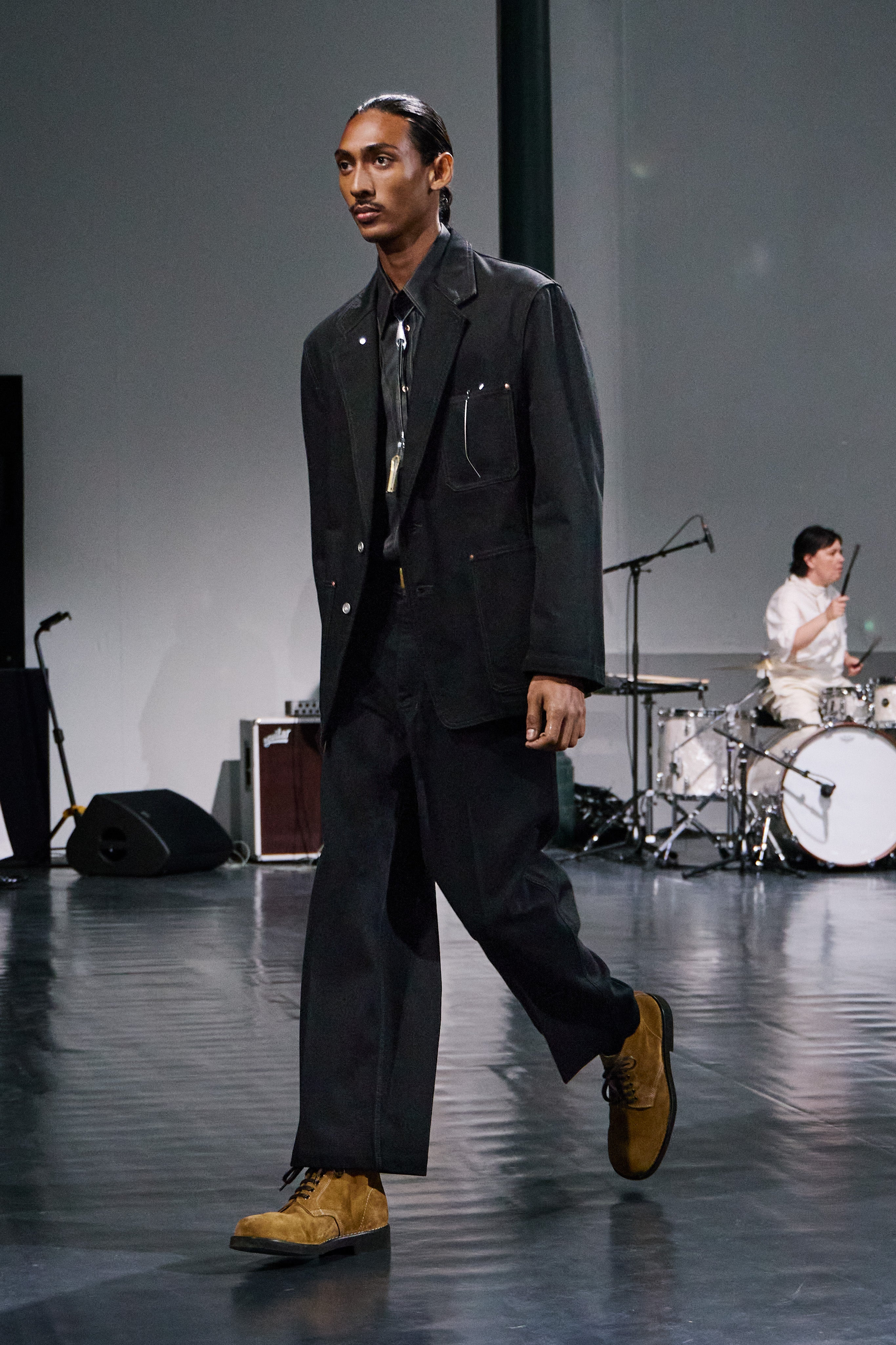 LEMAIRE「SINGLE BREASTED TAILORED JACKET IN DENIM BLACK」 – SISTER