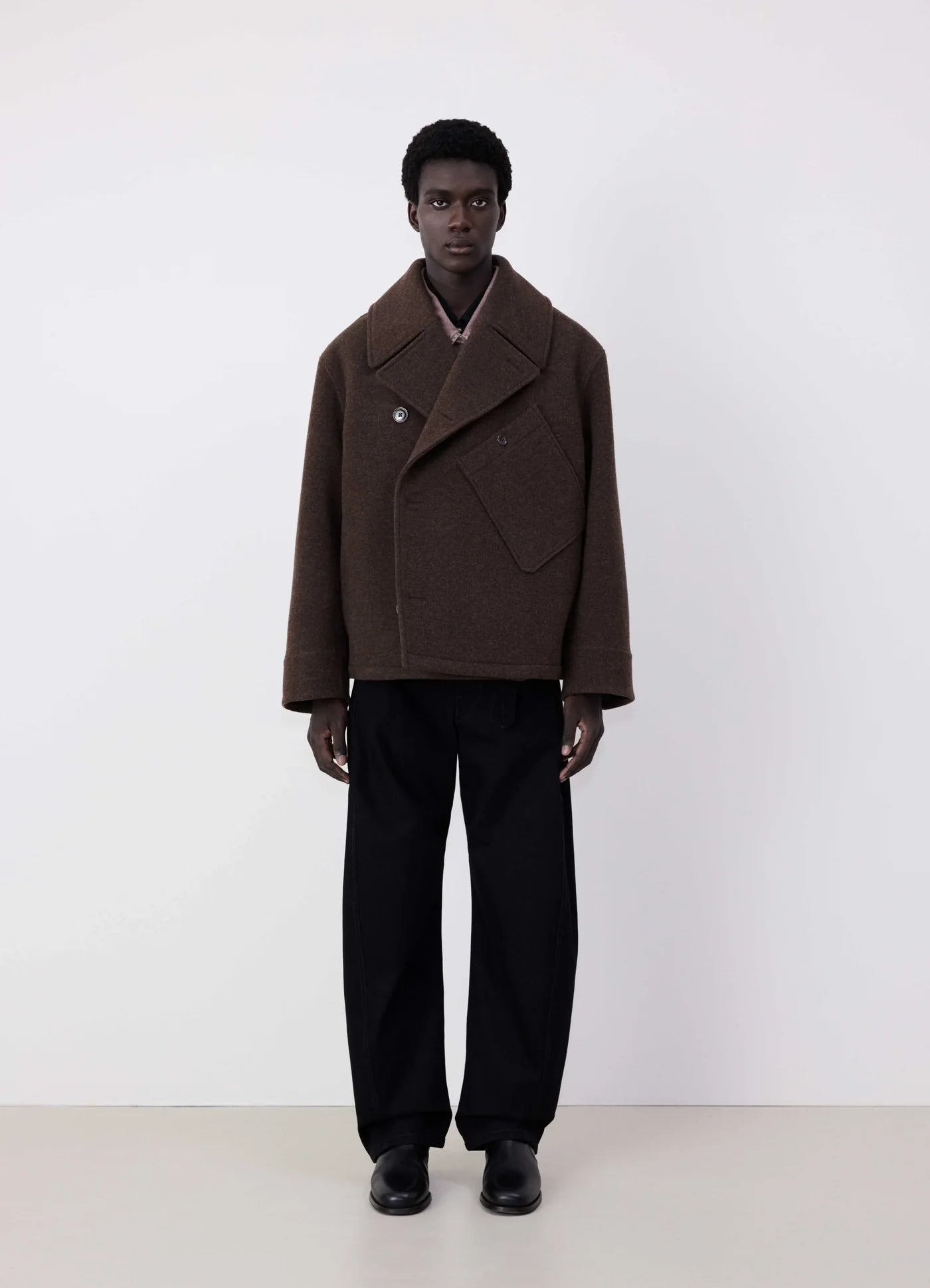 LEMAIRE 「DISPATCH PEACOAT BROWN CHINE」 – SISTER LEMAIRE 「DISPATCH PEACOAT BROWN CHINE」 – SISTER