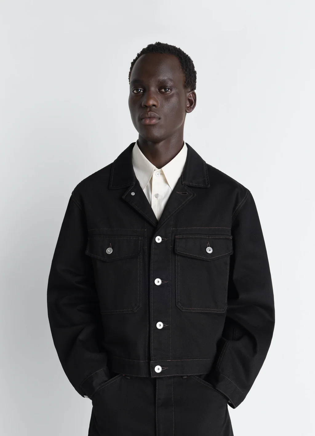 LEMAIRE 「TRUCKER JACKET BLACK」 – SISTER LEMAIRE 「TRUCKER JACKET BLACK」 – SISTER