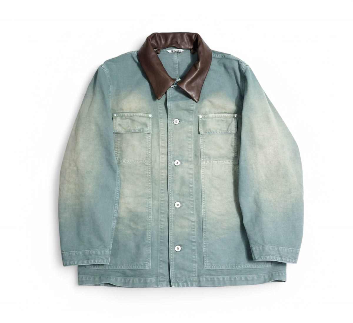 AURALEE 「ORGANIC COTTON DUCK BLOUSON / ASH GREEN」 – SISTER