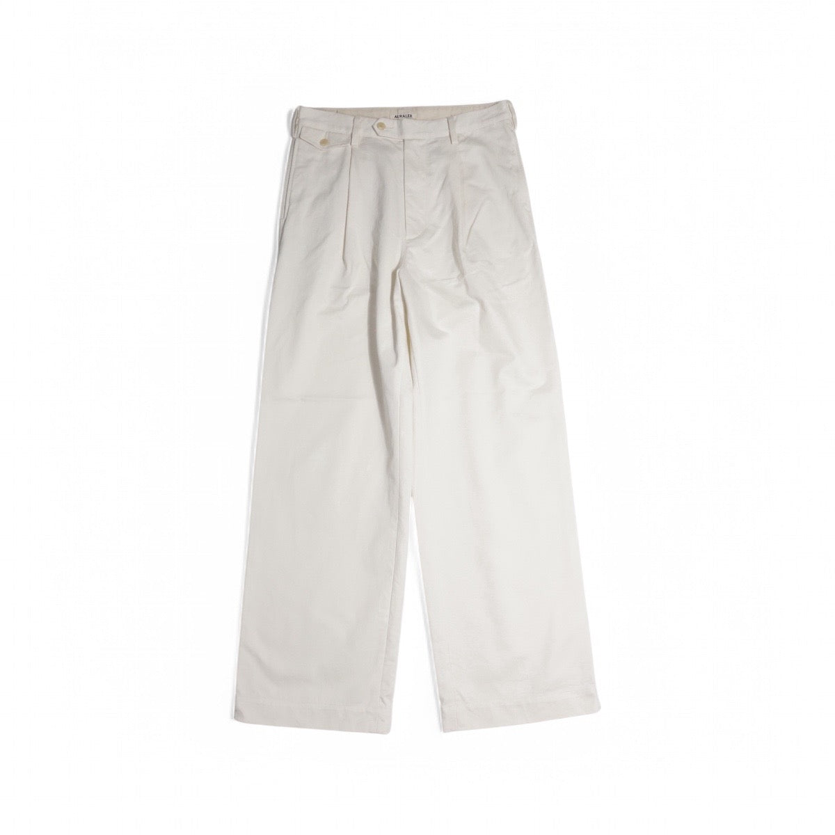 AURALEE 「WASHED FINX CHINO ONE-TUCK PANTS / IVORY WHITE」 – SISTER